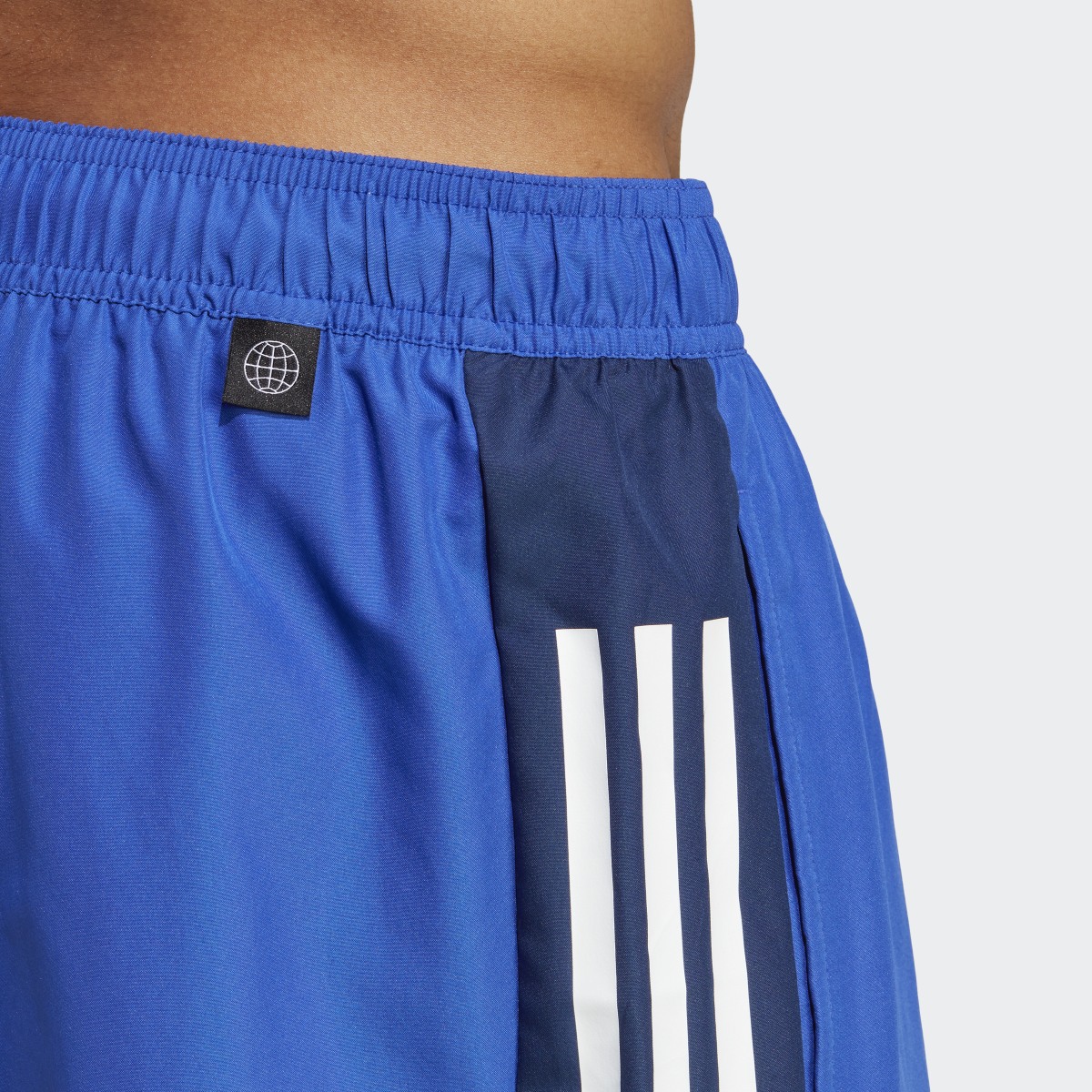 Adidas Short-Length Colorblock 3-Stripes Şort Mayo. 6