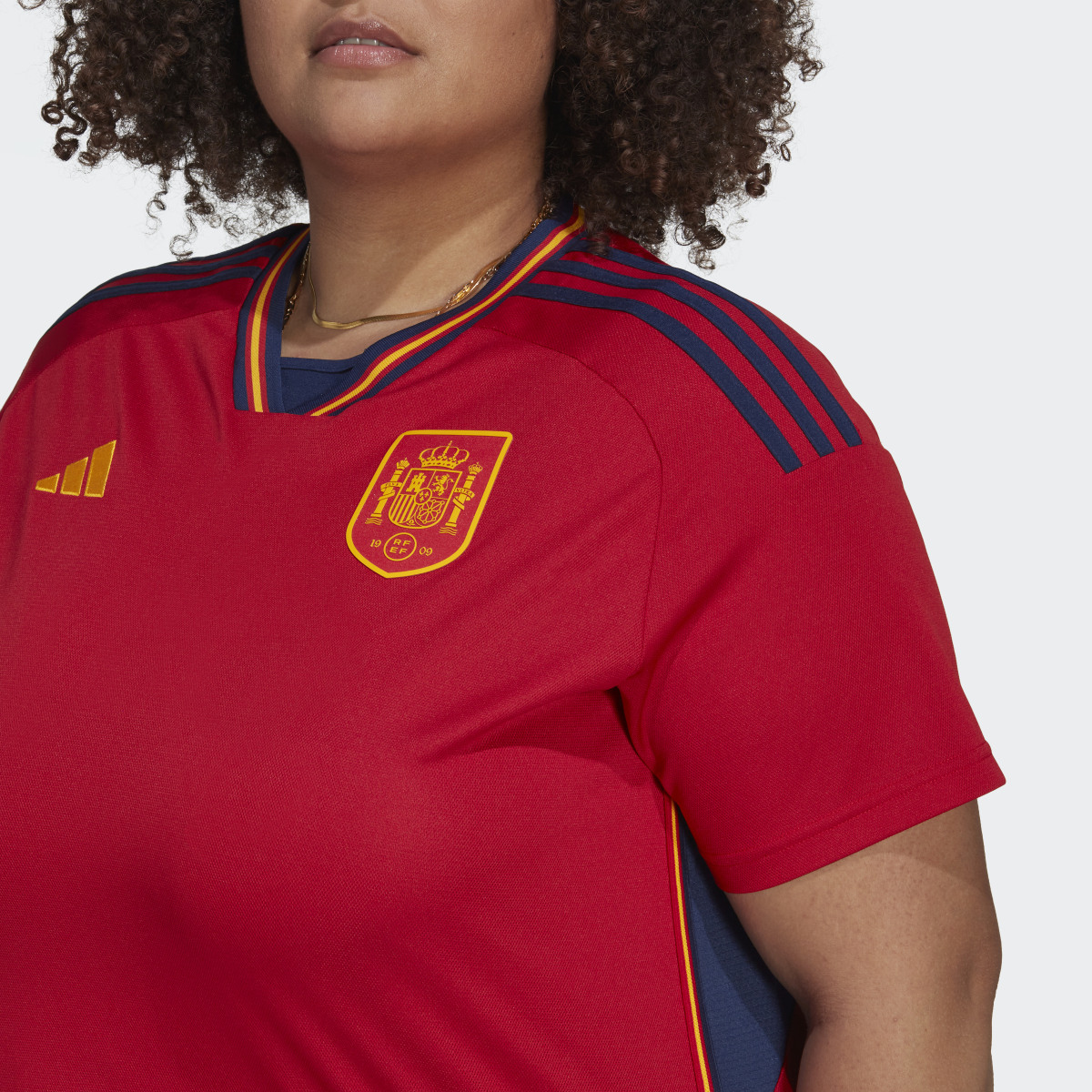 Adidas Camiseta primera equipación España 22 (Tallas grandes). 7