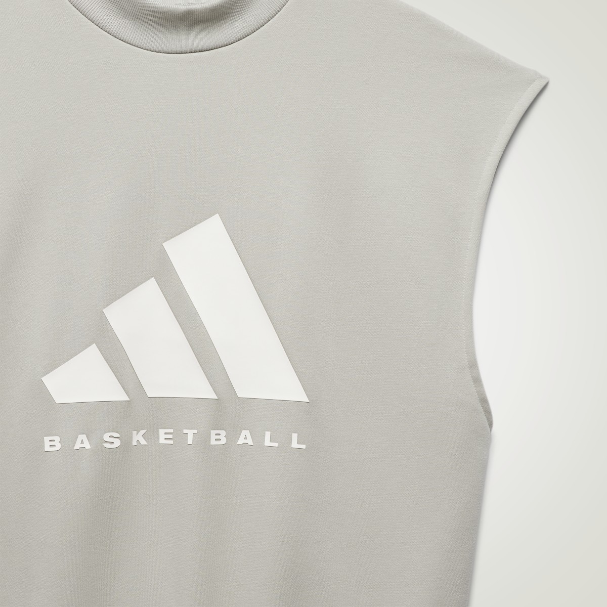Adidas Basketball Sleeveless Sweatshirt. 5