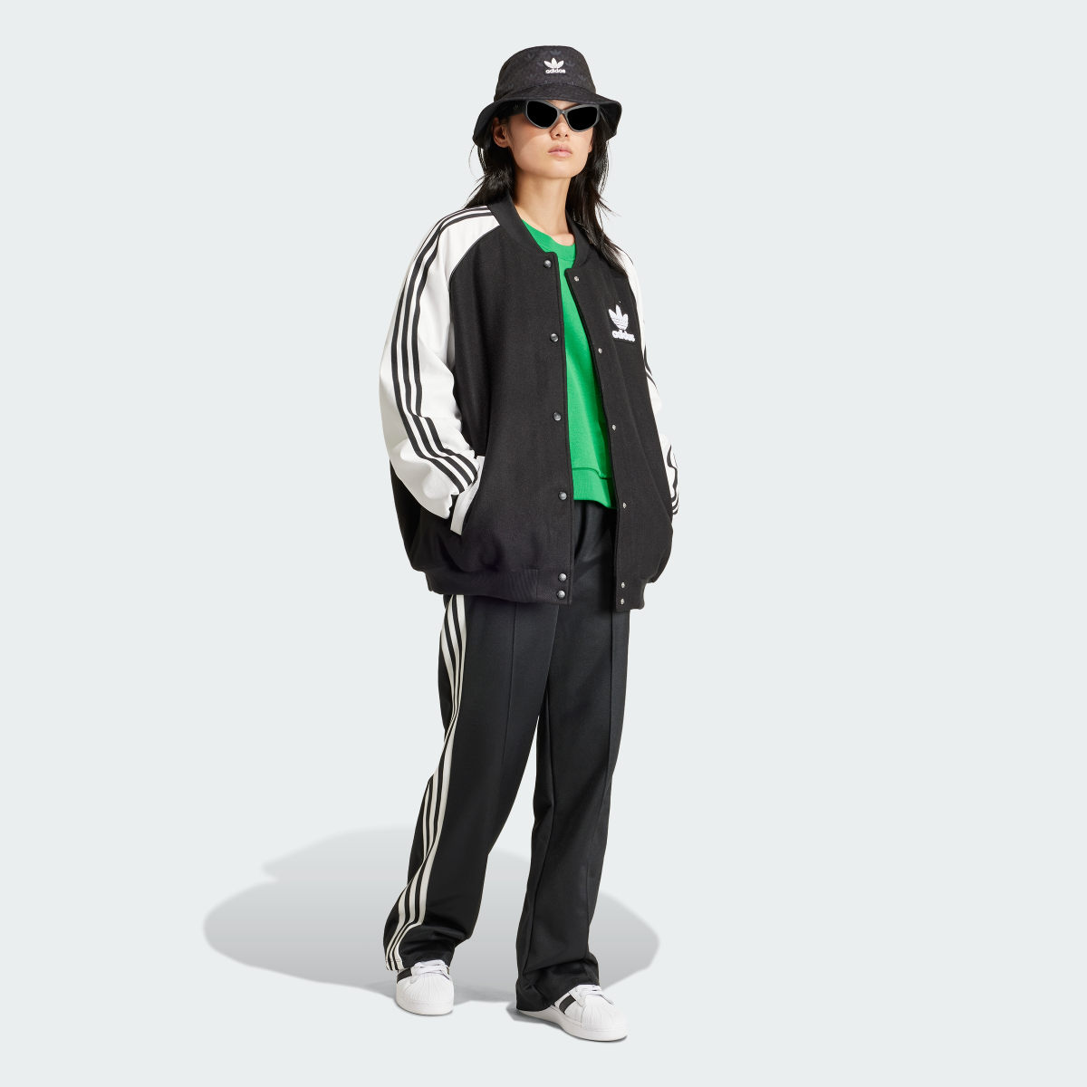 Adidas SST Oversized VRCT Jacket. 4