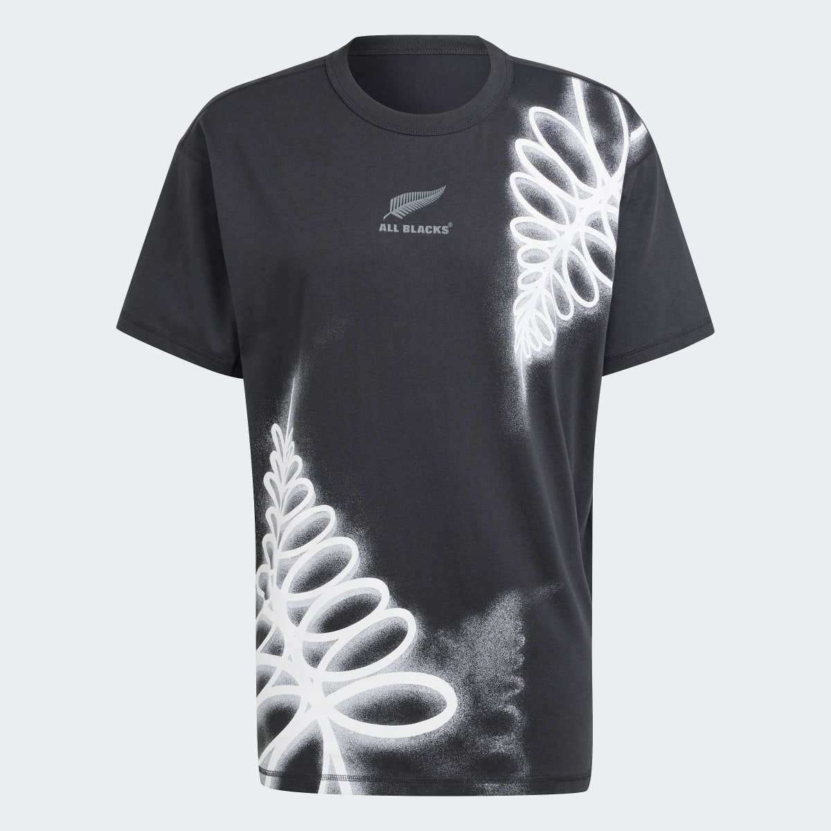 Adidas All Blacks Rugby Long-Length Lifestyle T-Shirt (Gender Neutral). 4