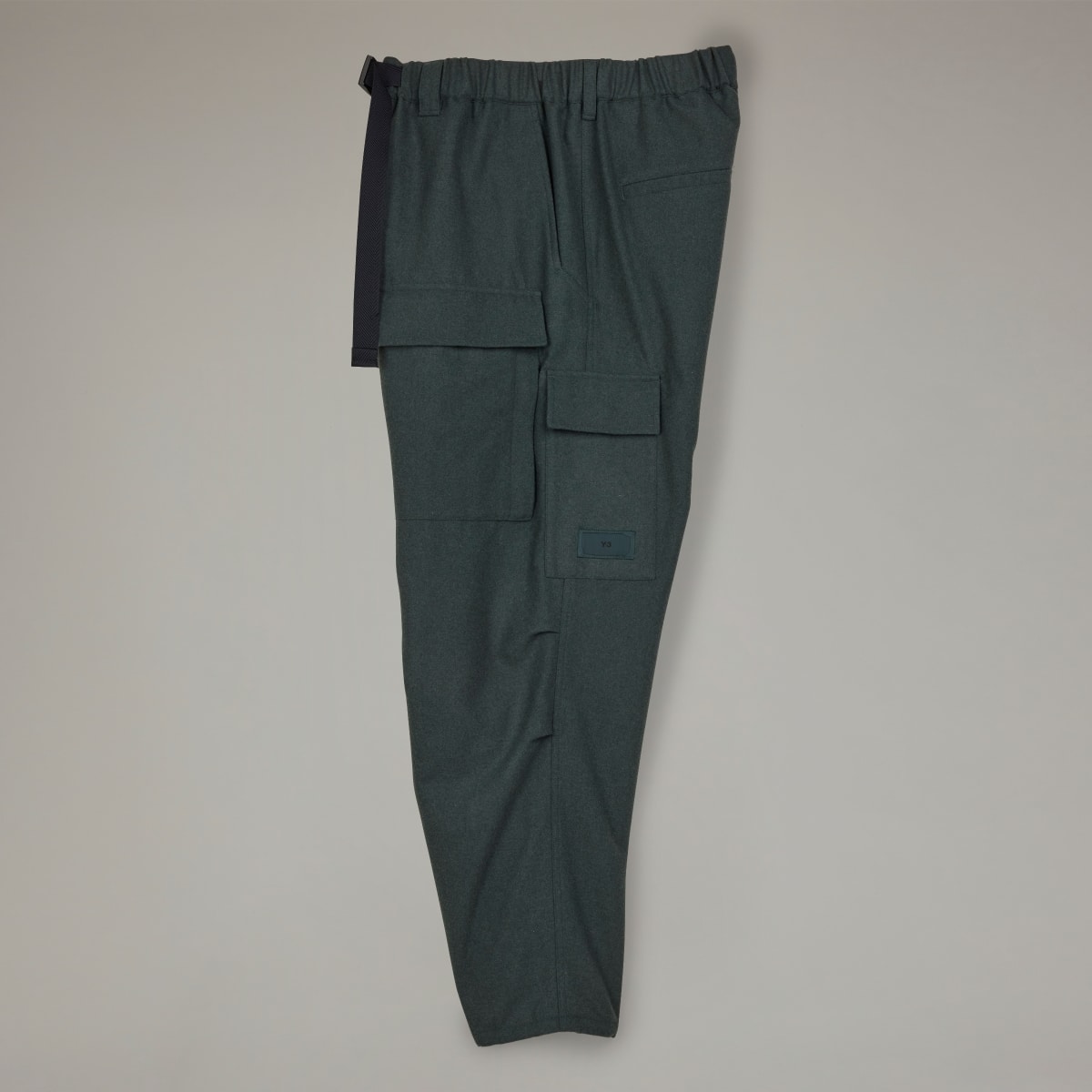 Adidas Y-3 Wool Flannel Cargo Pants. 5