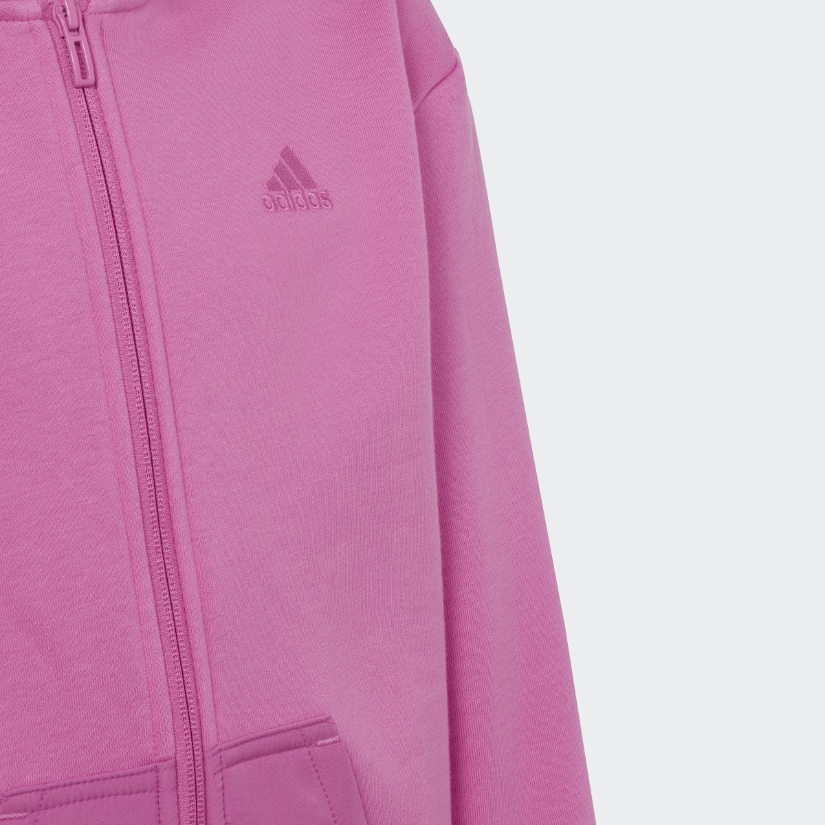 Adidas All SZN Fleece Full-Zip Kapuzenjacke. 5