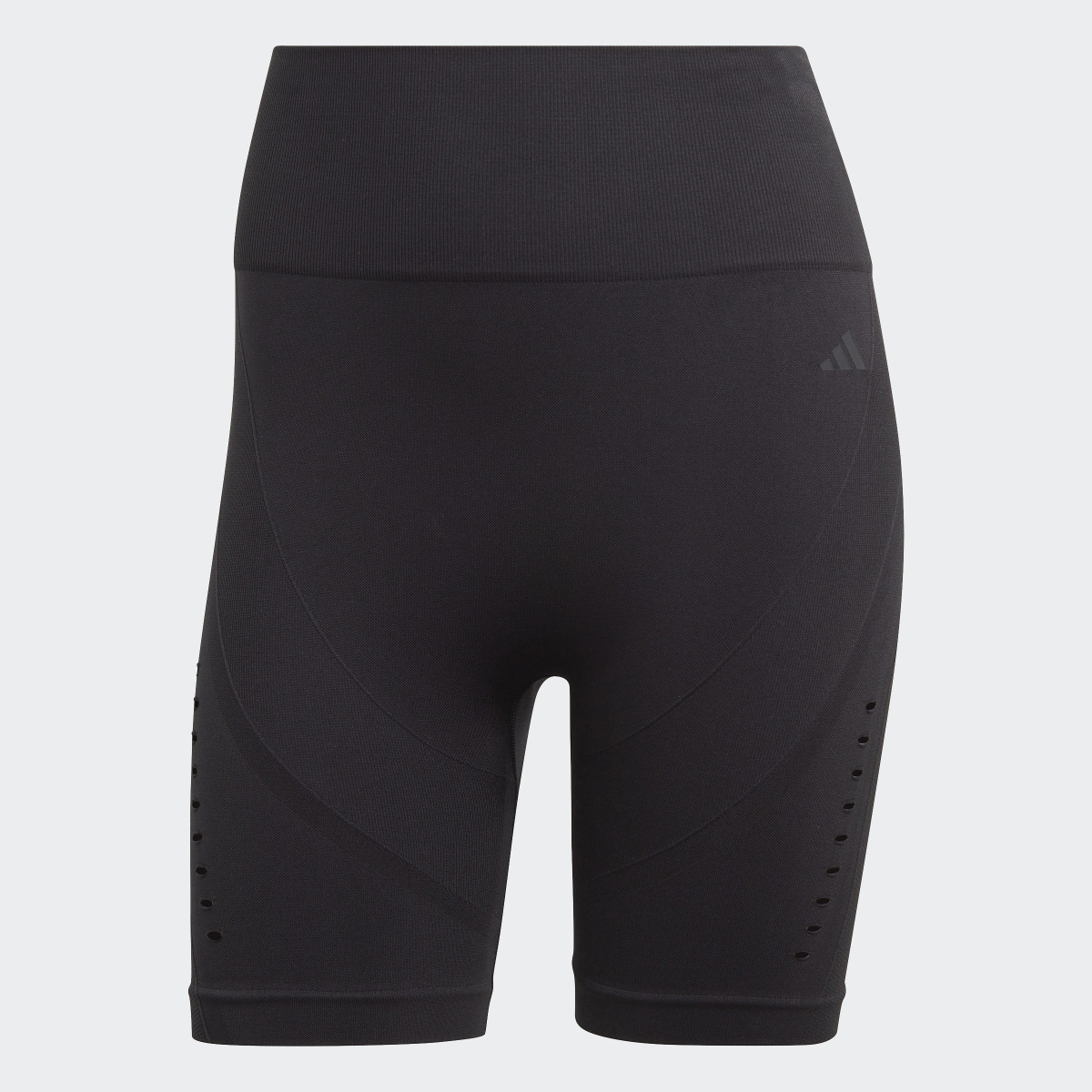 Adidas Yoga Studio AEROKNIT Bike Short Leggings. 4