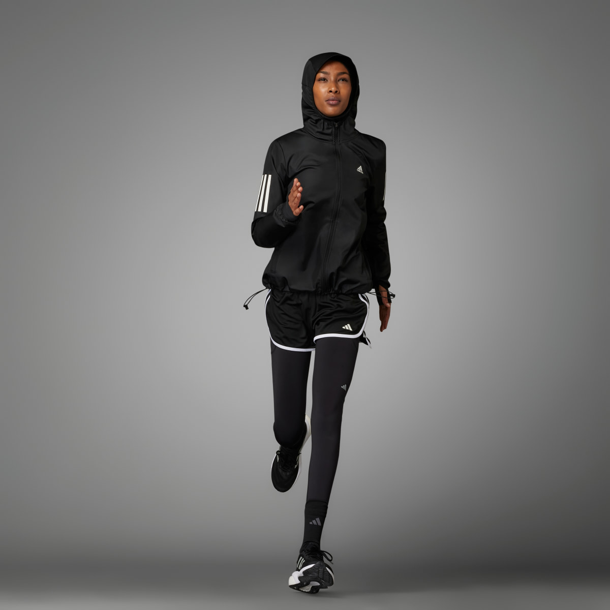 Adidas Coupe-vent de running à capuche Own the Run. 10
