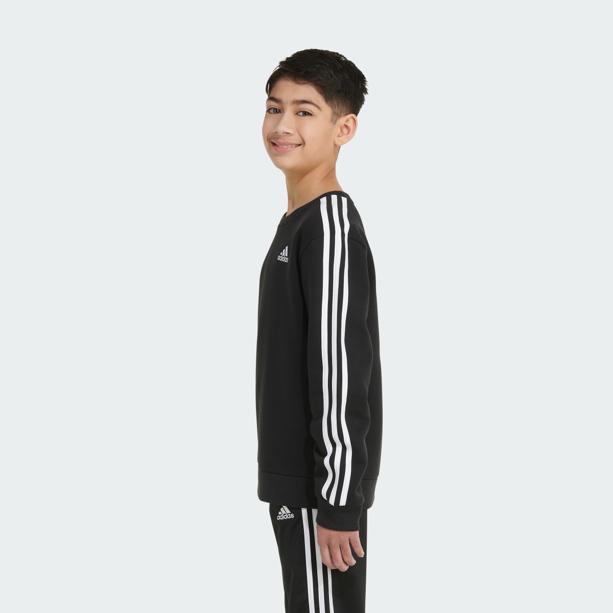 Adidas Essentials 3-Stripes Crewneck Sweatshirt. 5