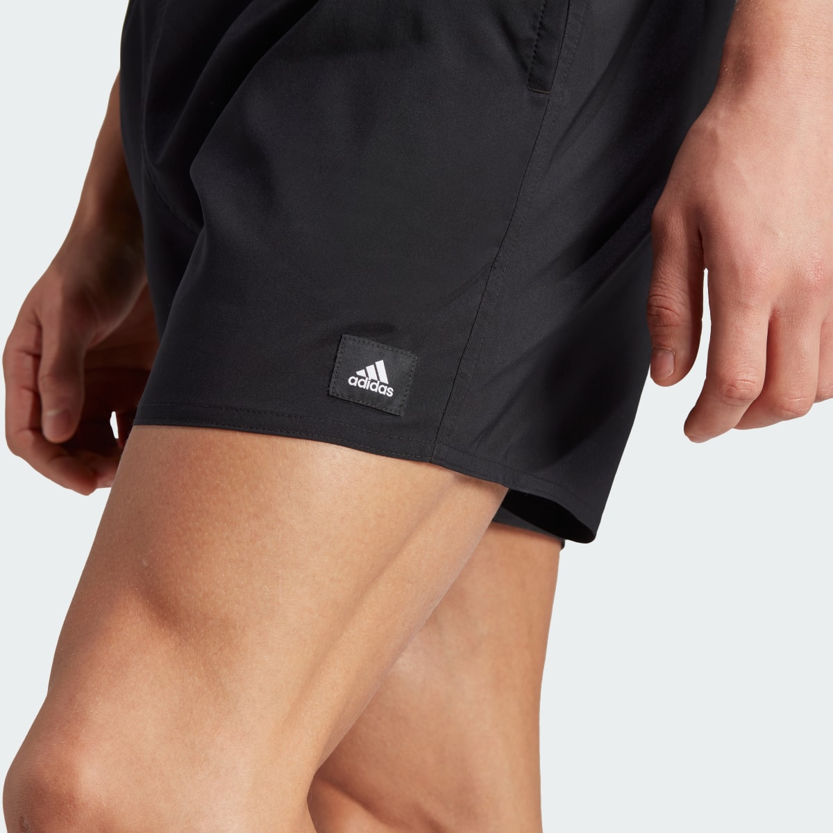Adidas Solid CLX Short-Length Swim Shorts. 8