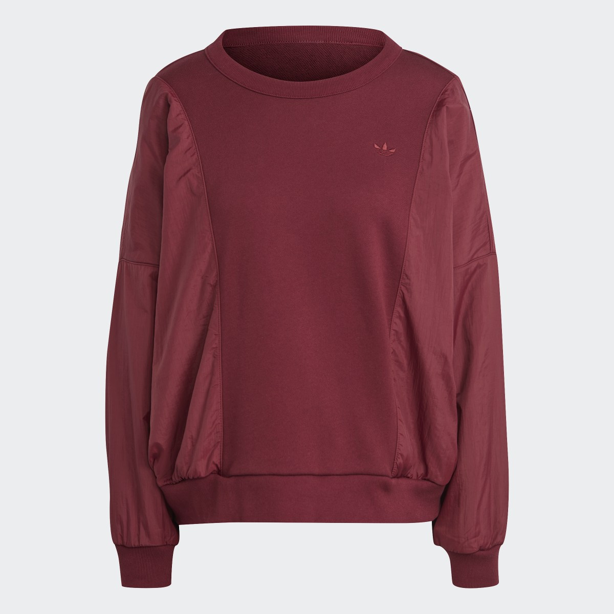 Adidas Premium Essentials Nylon Hybrid Sweater. 5