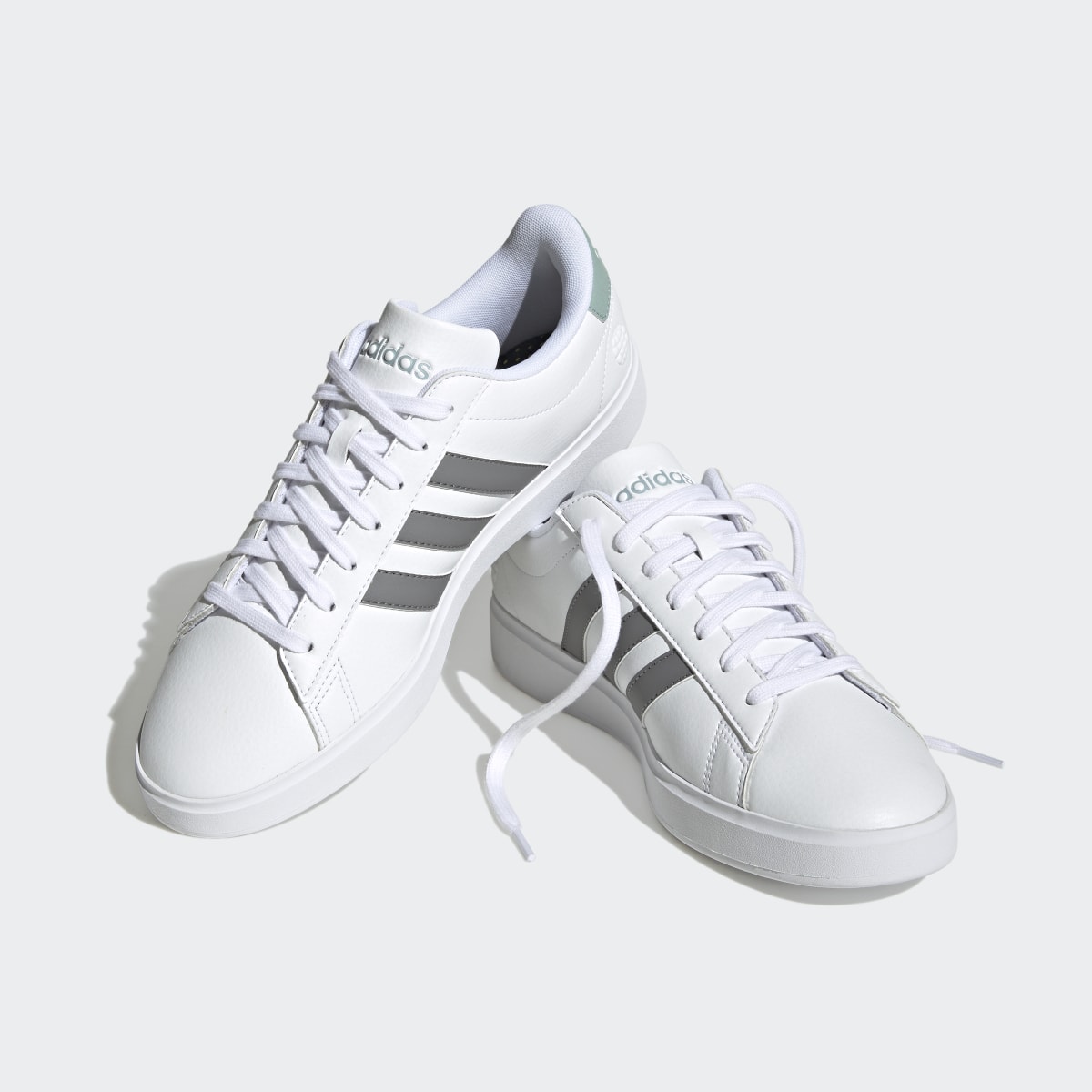 Adidas Grand Court Cloudfoam Lifestyle Court Comfort Superstar Shoes. 5