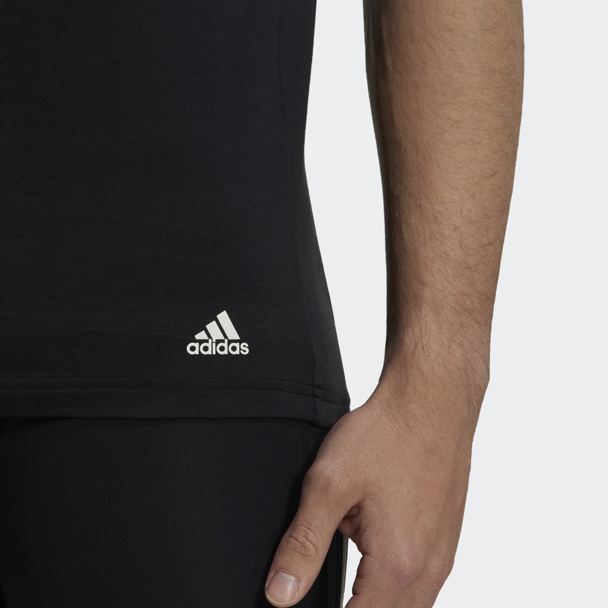 Adidas Active Flex Cotton V-Neck Shirt Underwear. 6