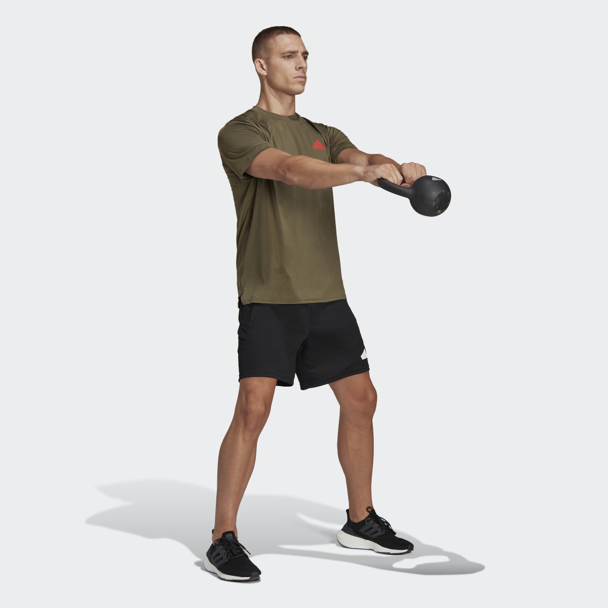 Adidas Train Essentials Seasonal Stretch Training Tee. 4