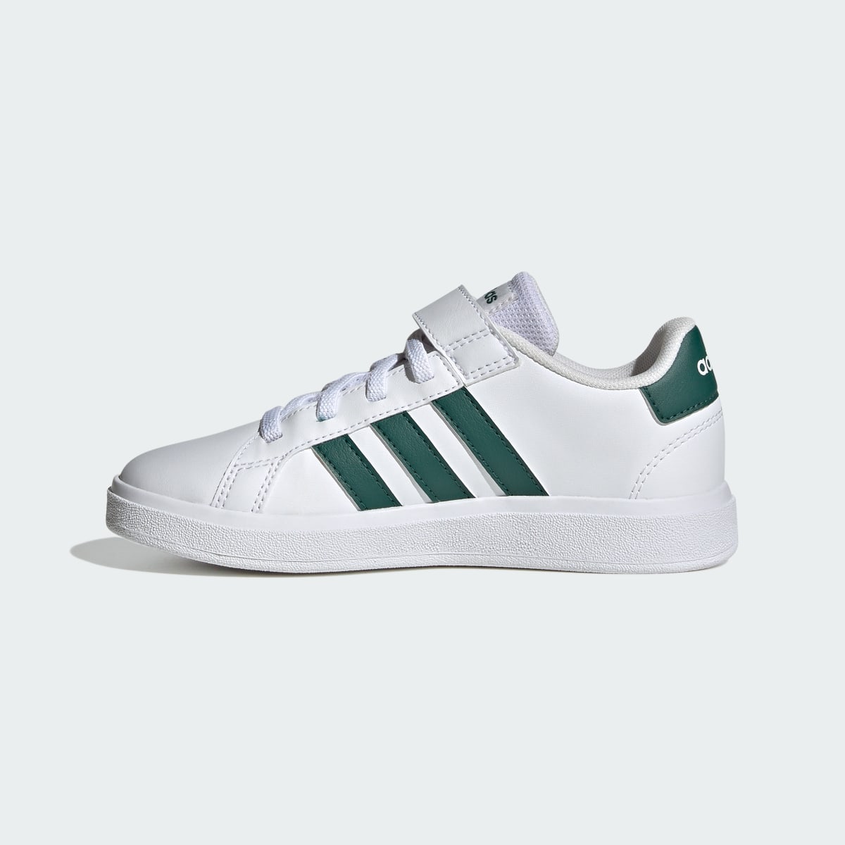 Adidas Grand Court Court Elastic Lace and Top Strap Shoes. 7