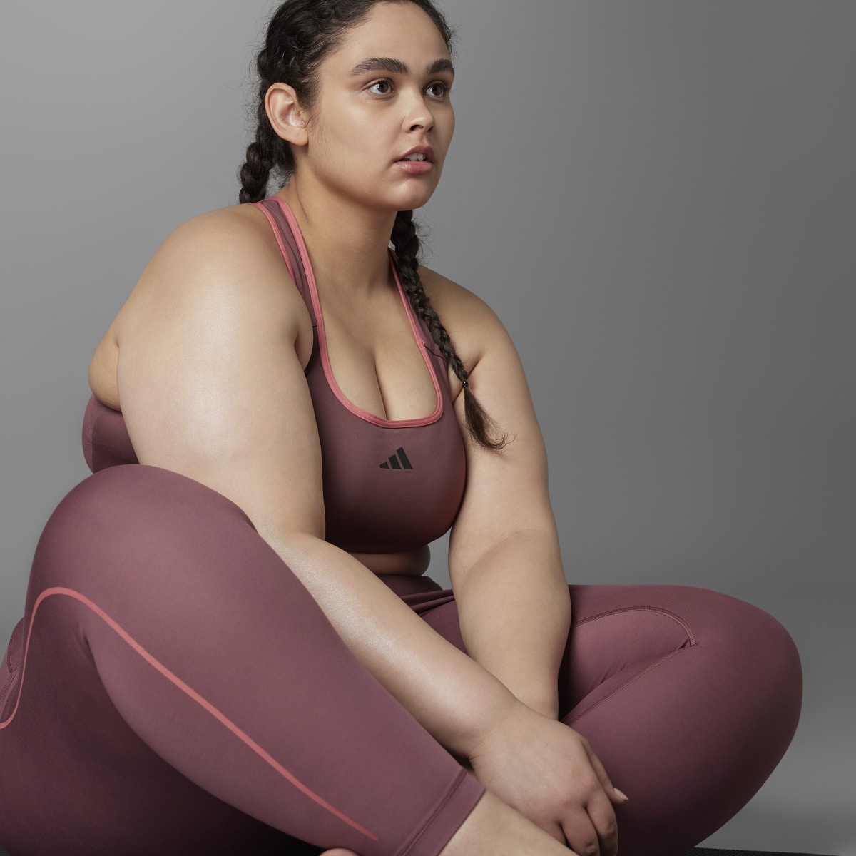 Adidas Authentic Balance Yoga 7/8 Leggings (Plus Size). 4