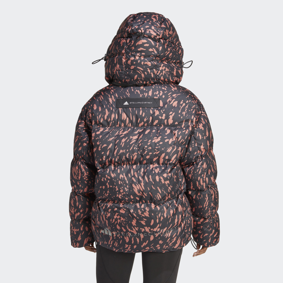 Adidas by Stella McCartney Mid-Length Printed Padded Winterjacke. 3