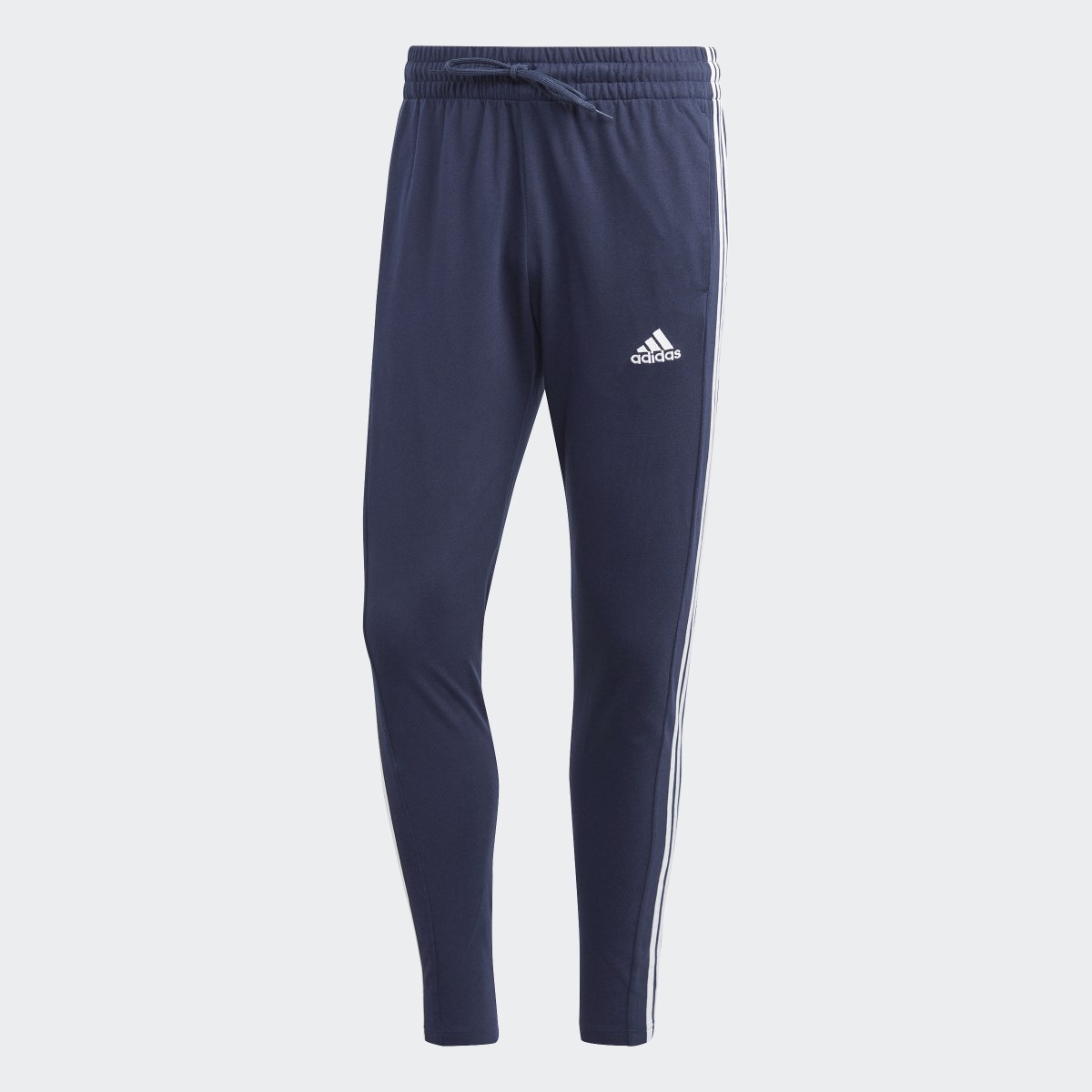 Adidas Essentials Single Jersey Tapered Open Hem 3-Stripes Eşofman Altı. 4