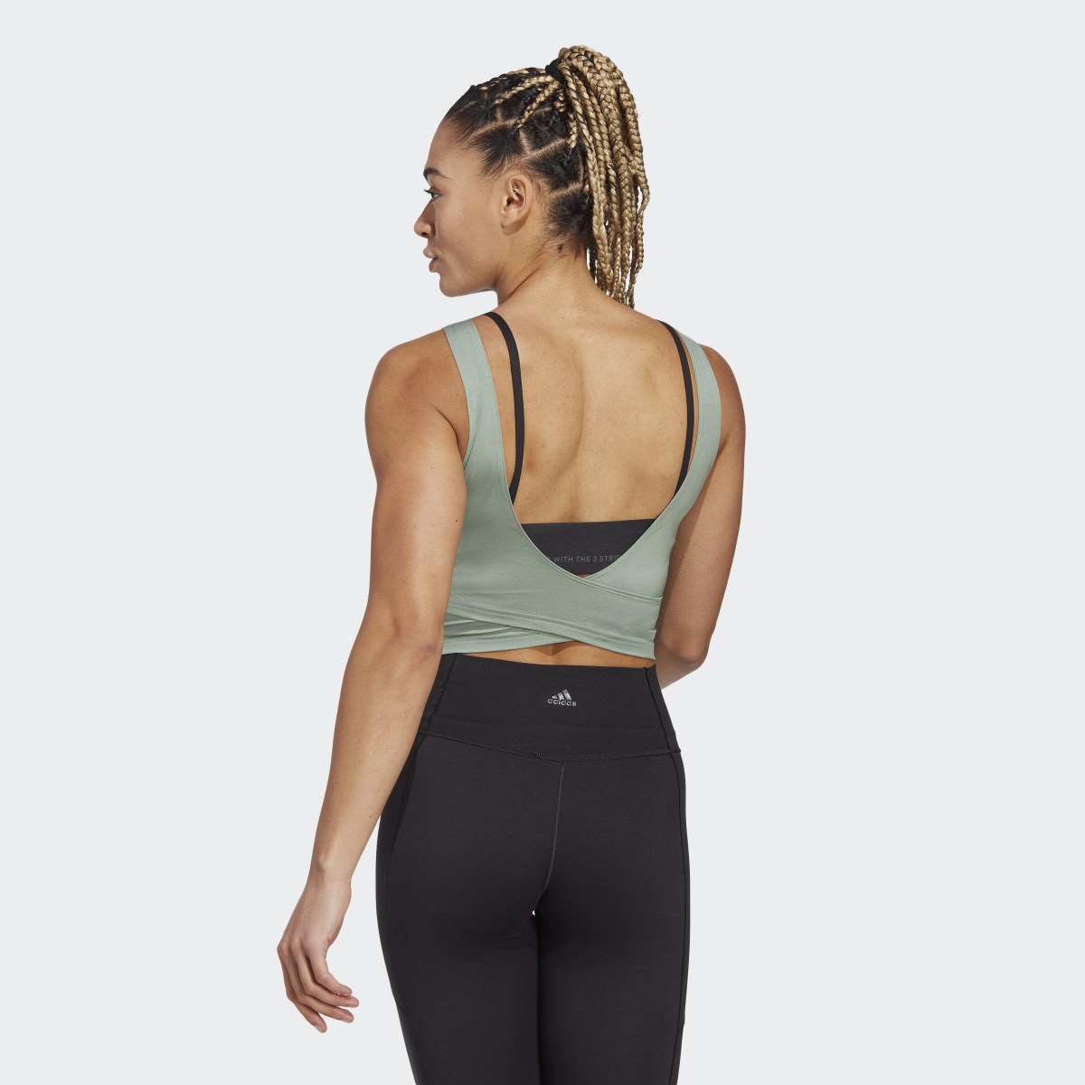 Adidas Yoga Studio Crop Tank Top. 4