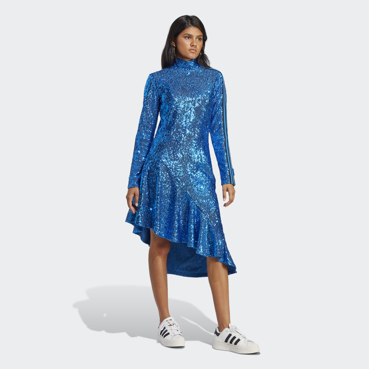 Adidas Blue Version Sequin Dress. 4