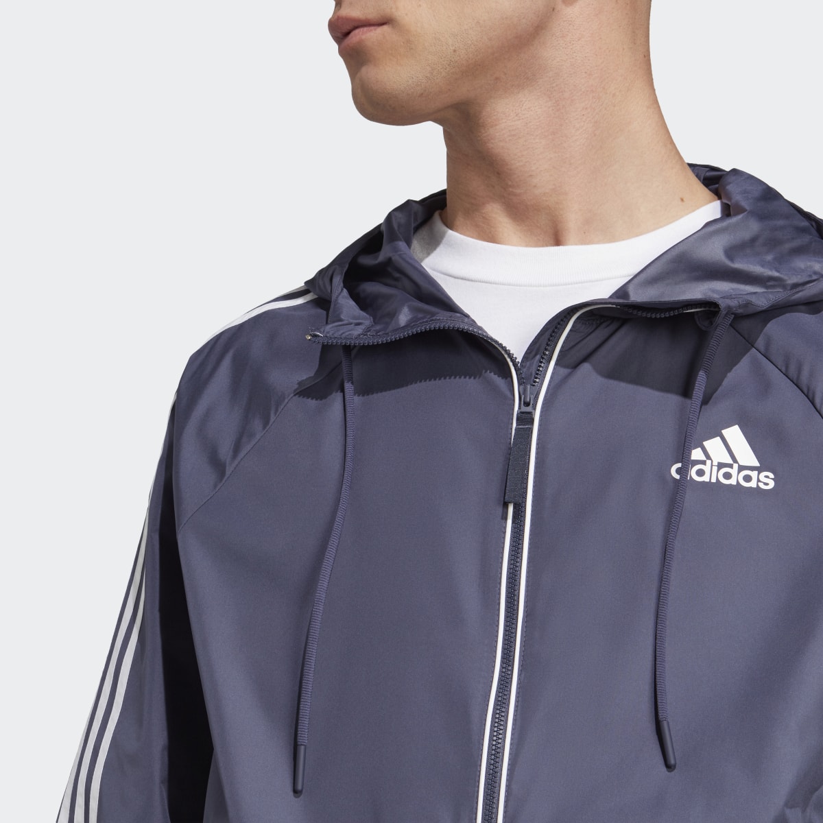 Adidas BSC 3-Streifen Windjacke. 6