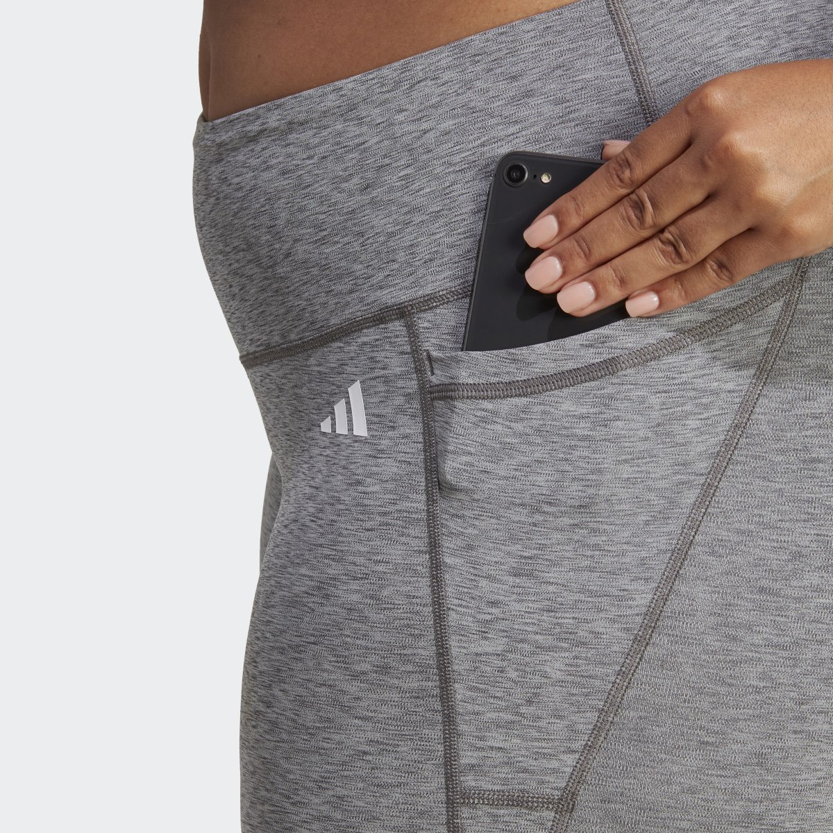 Adidas Optime Stash Pocket Training 7/8 Leggings (Plus Size). 6