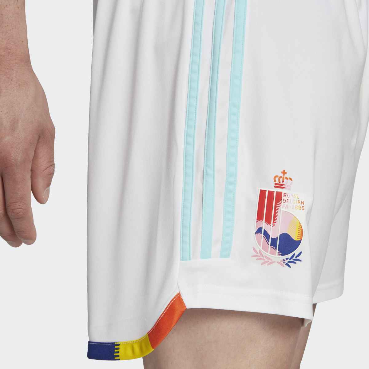 Adidas Belgium 22 Away Shorts. 5