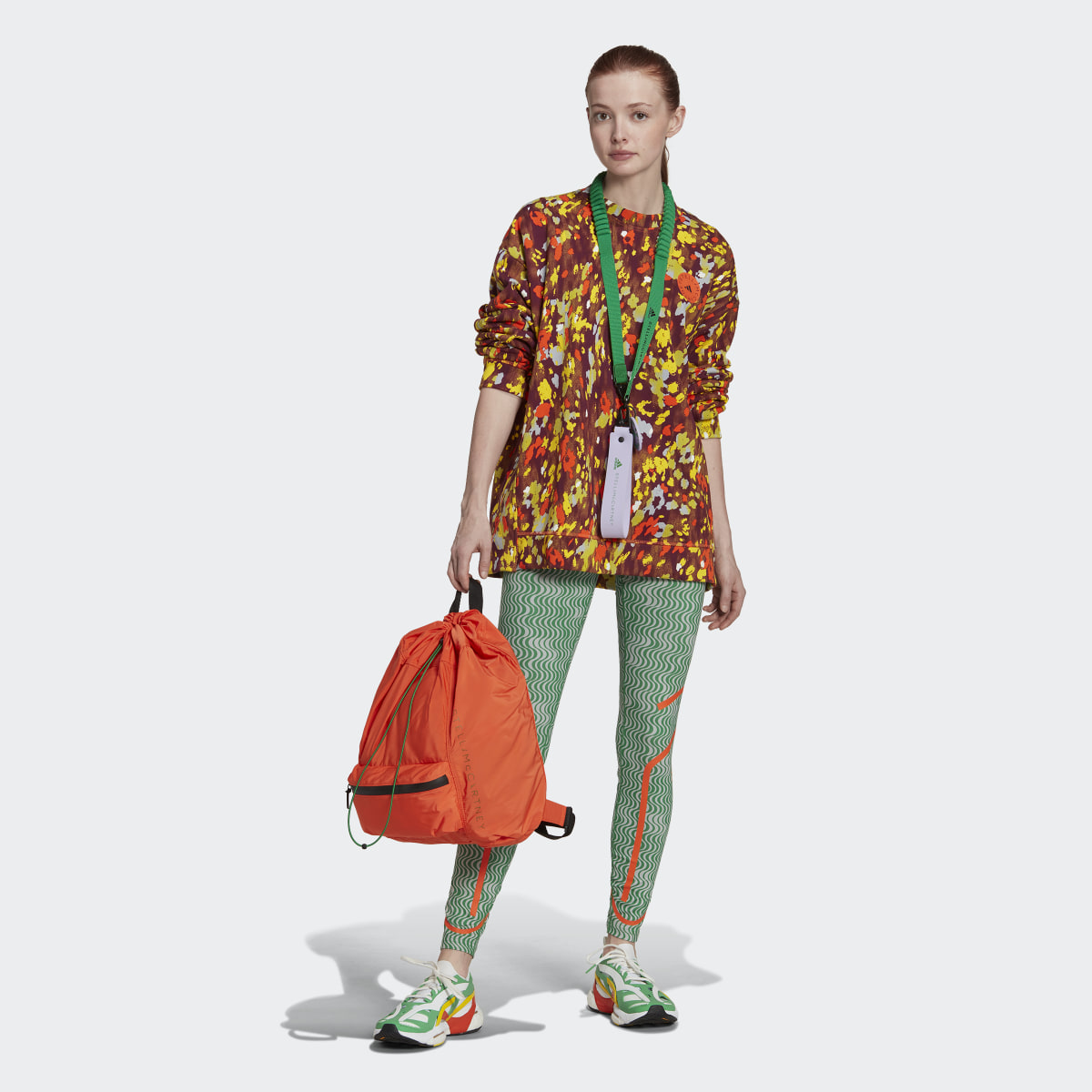 Adidas Sweat-shirt à imprimé floral adidas by Stella McCartney. 5