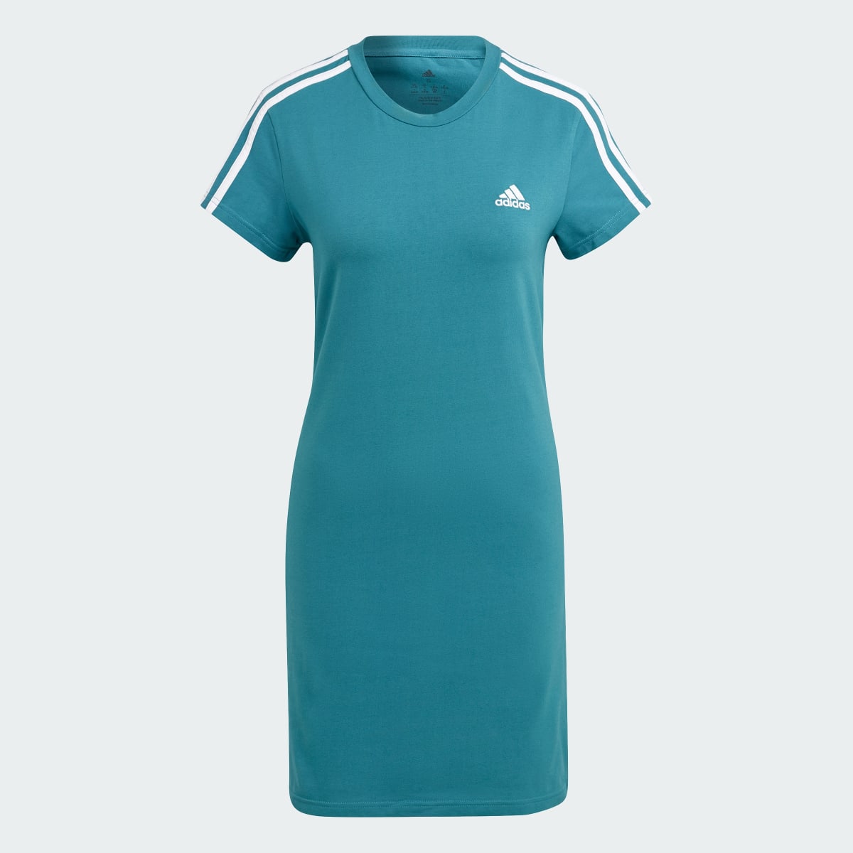 Adidas Vestido Playera Essentials 3 Franjas. 5