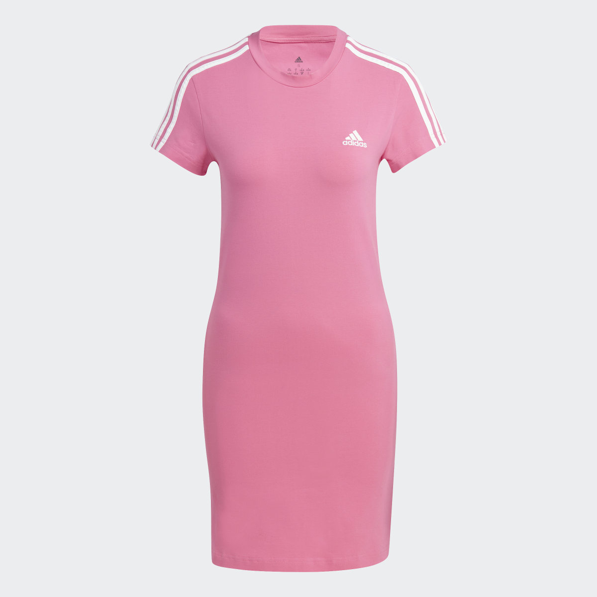 Adidas Vestido Playera Essentials 3 Franjas. 5