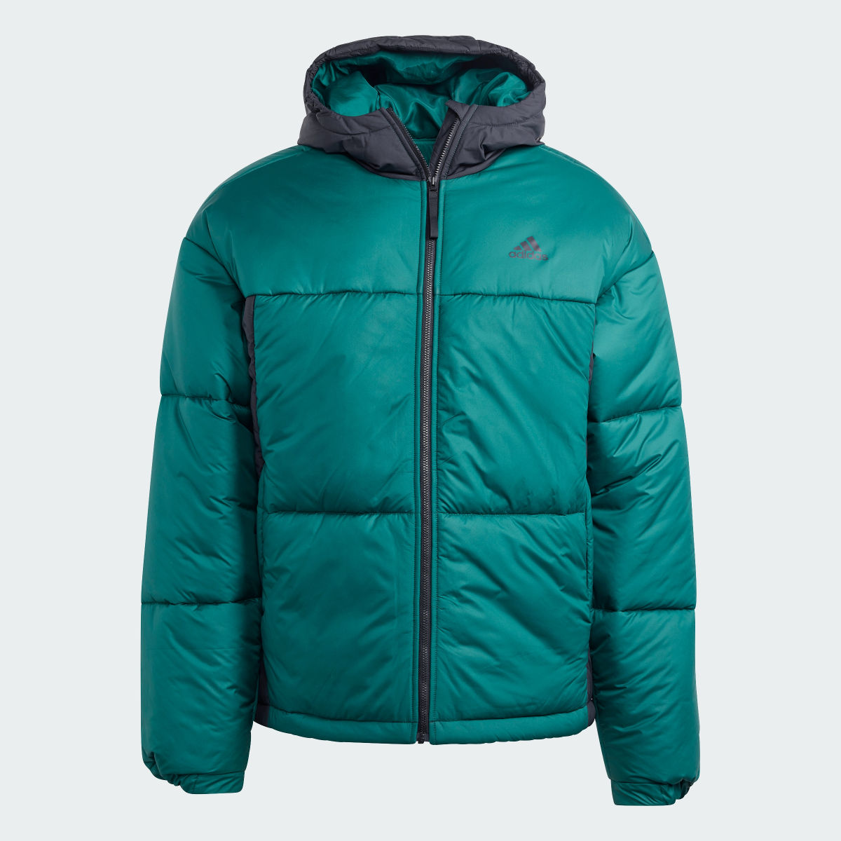 Adidas BSC 3-Stripes Puffy Hooded Jacket. 5