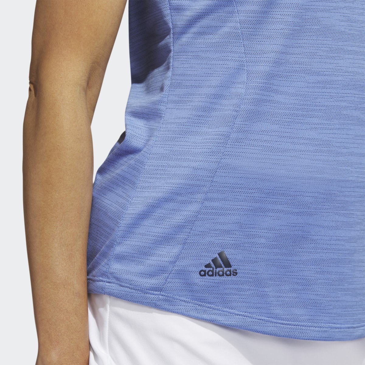 Adidas Space-Dyed Short Sleeve Polo Shirt. 6