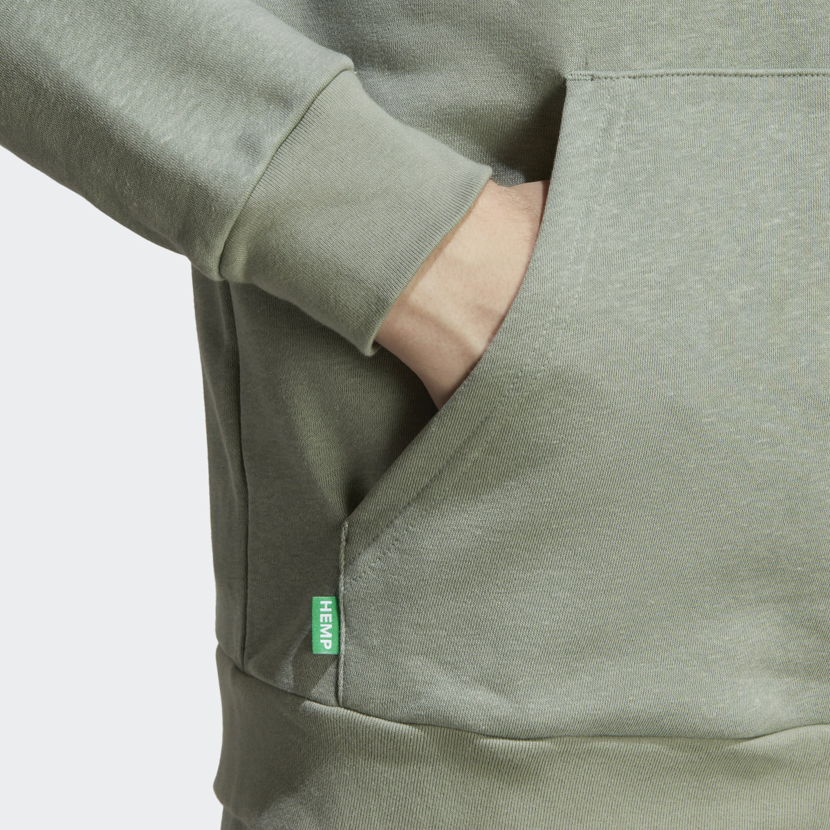 Adidas Sweat-shirt à capuche Essentials+ Made With Hemp. 7