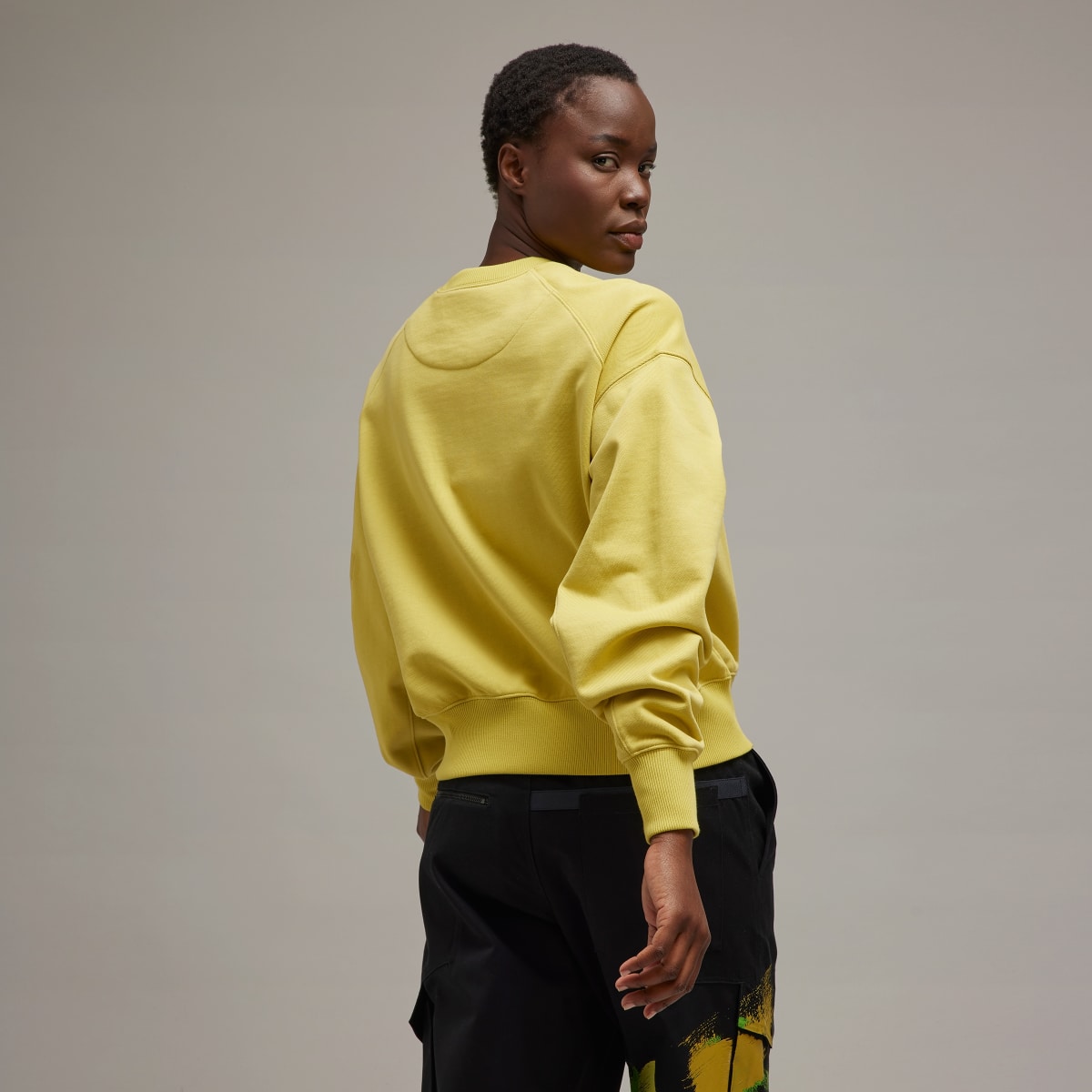 Adidas Sweat-shirt boxy ras-du-cou en coton bio Y-3. 3