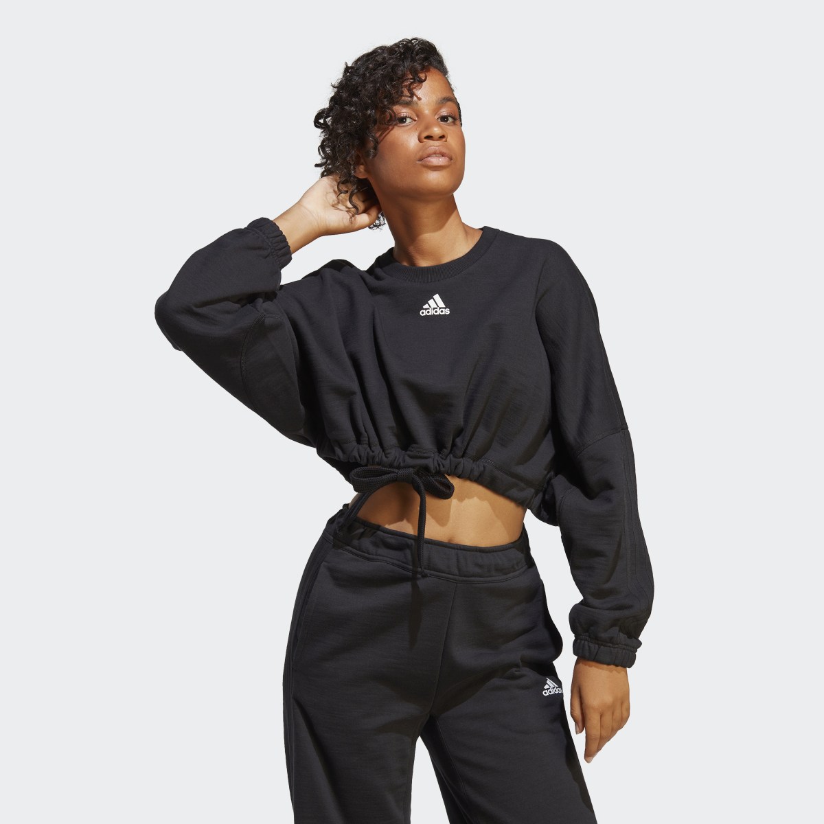 Adidas Dance Crop Versatile Sweatshirt. 5