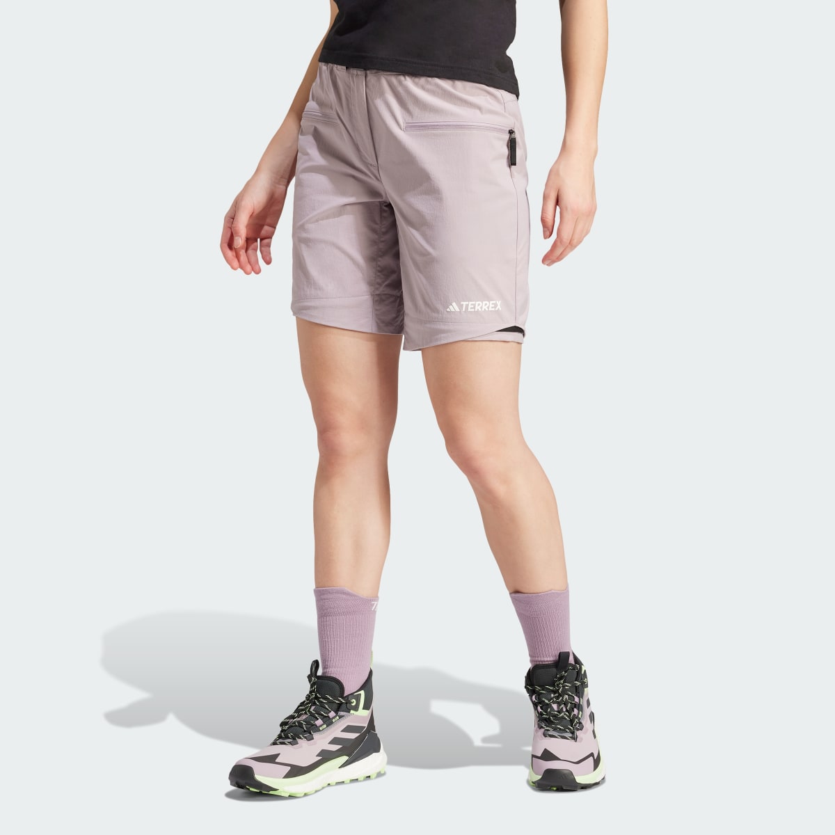 Adidas Terrex Utilitas Hiking Zip-Off Tracksuit Bottoms. 4