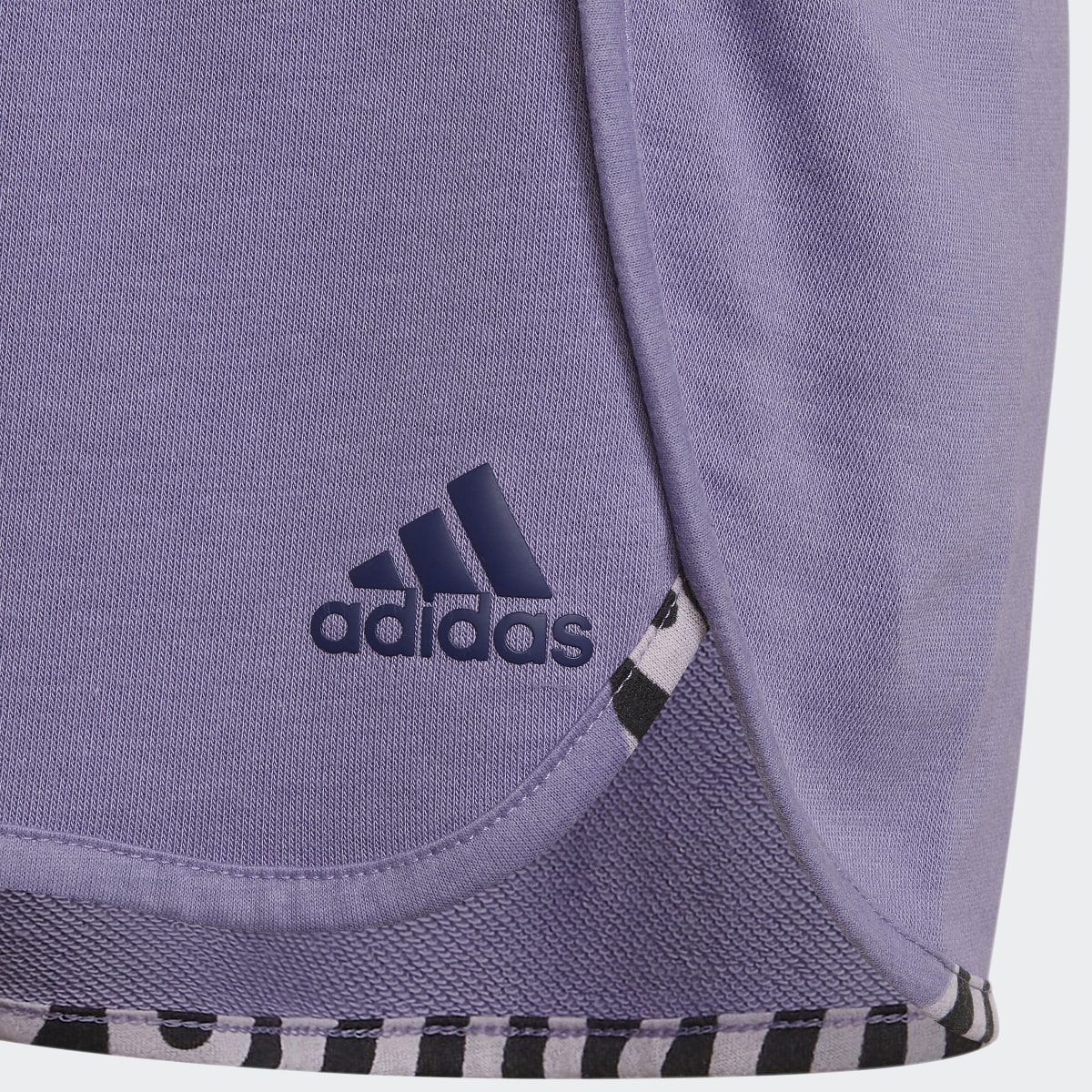 Adidas AEROREADY Girls Power Cotton Knit Shorts. 4