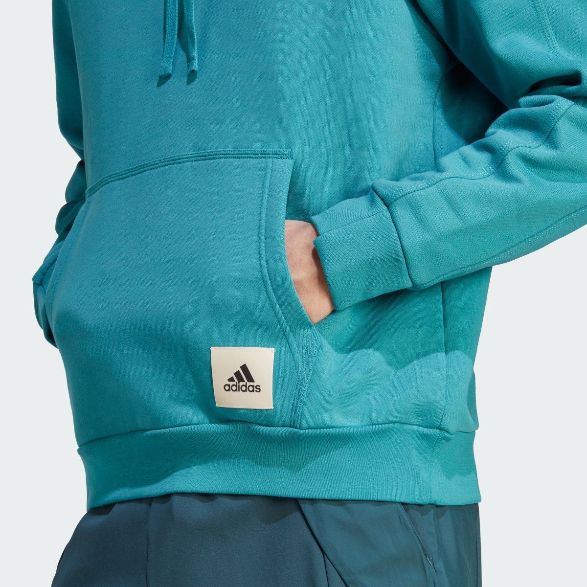 Adidas Lounge Fleece Kapüşonlu Üst. 8