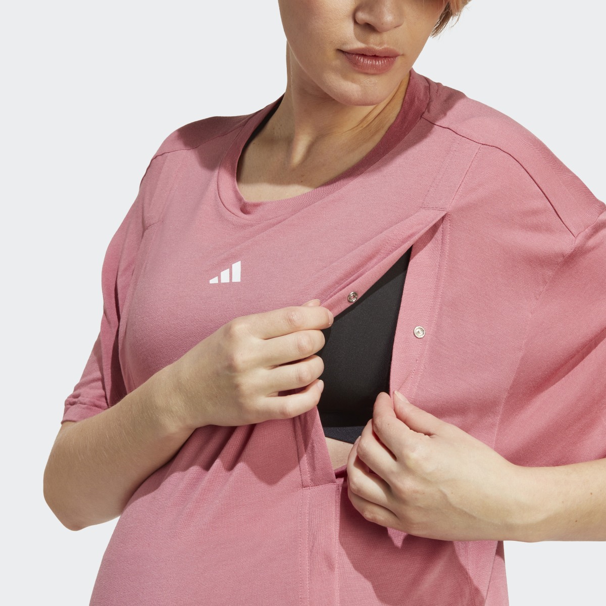 Adidas AEROREADY Train Essentials Nursing Tee (Maternity). 7