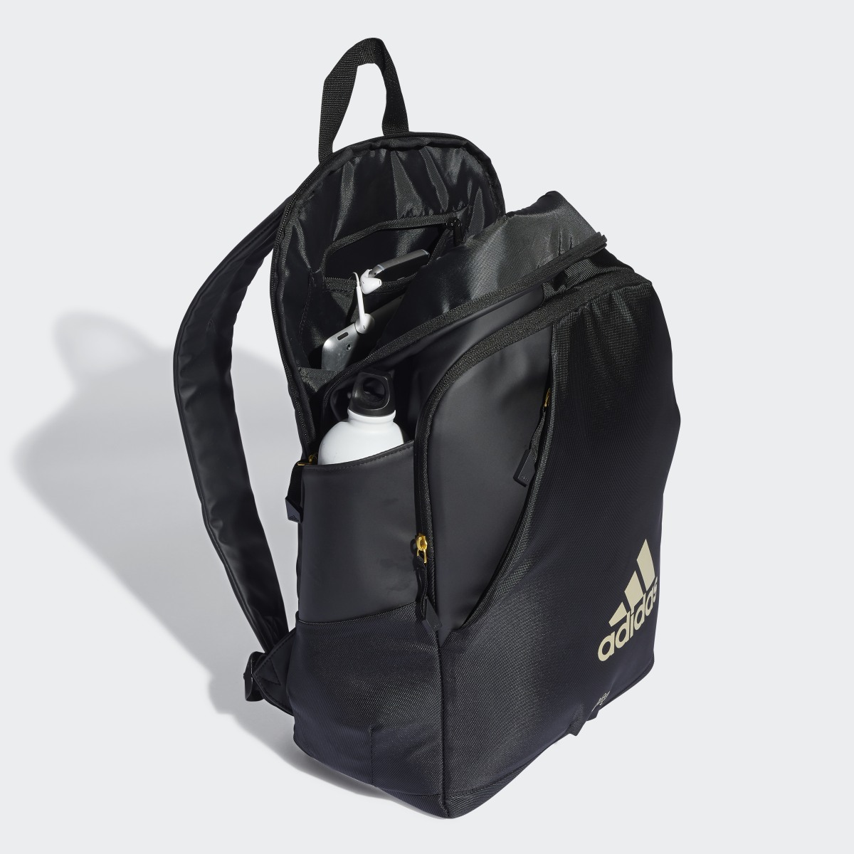 Adidas VS.6 Black/Gold Backpack. 5