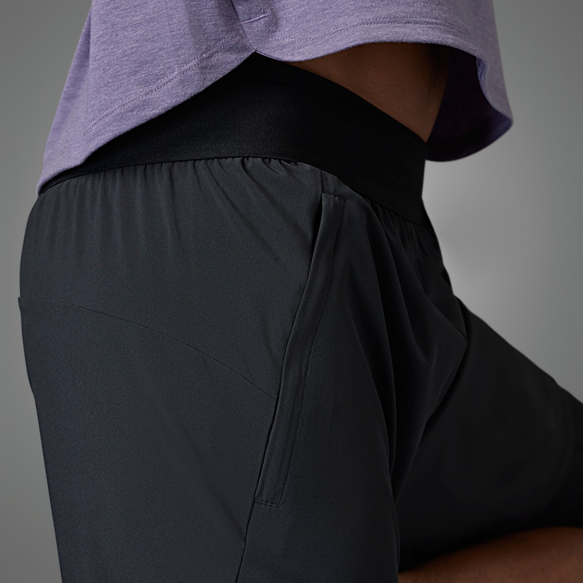 Adidas Yoga Premium Training Two-in-One Shorts. 6