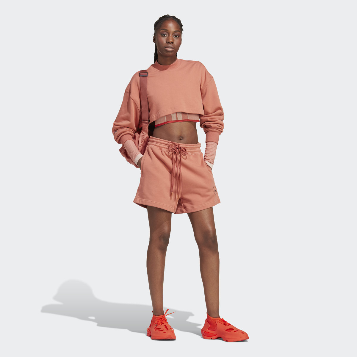 Adidas Crop top de yoga à manches longues sans coutures adidas by Stella McCartney TrueStrength. 4