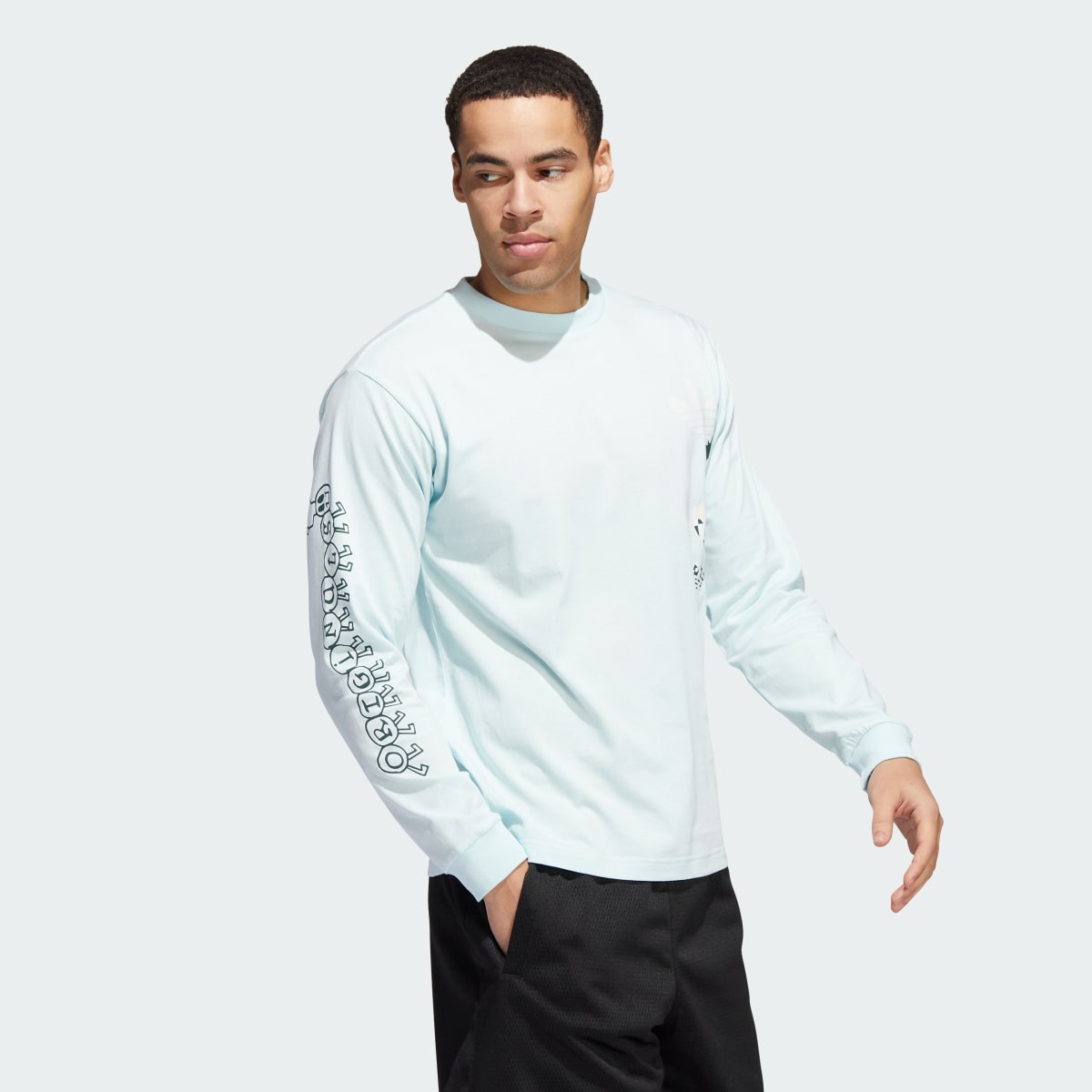 Adidas Cartoon Long Sleeve T-Shirt. 4