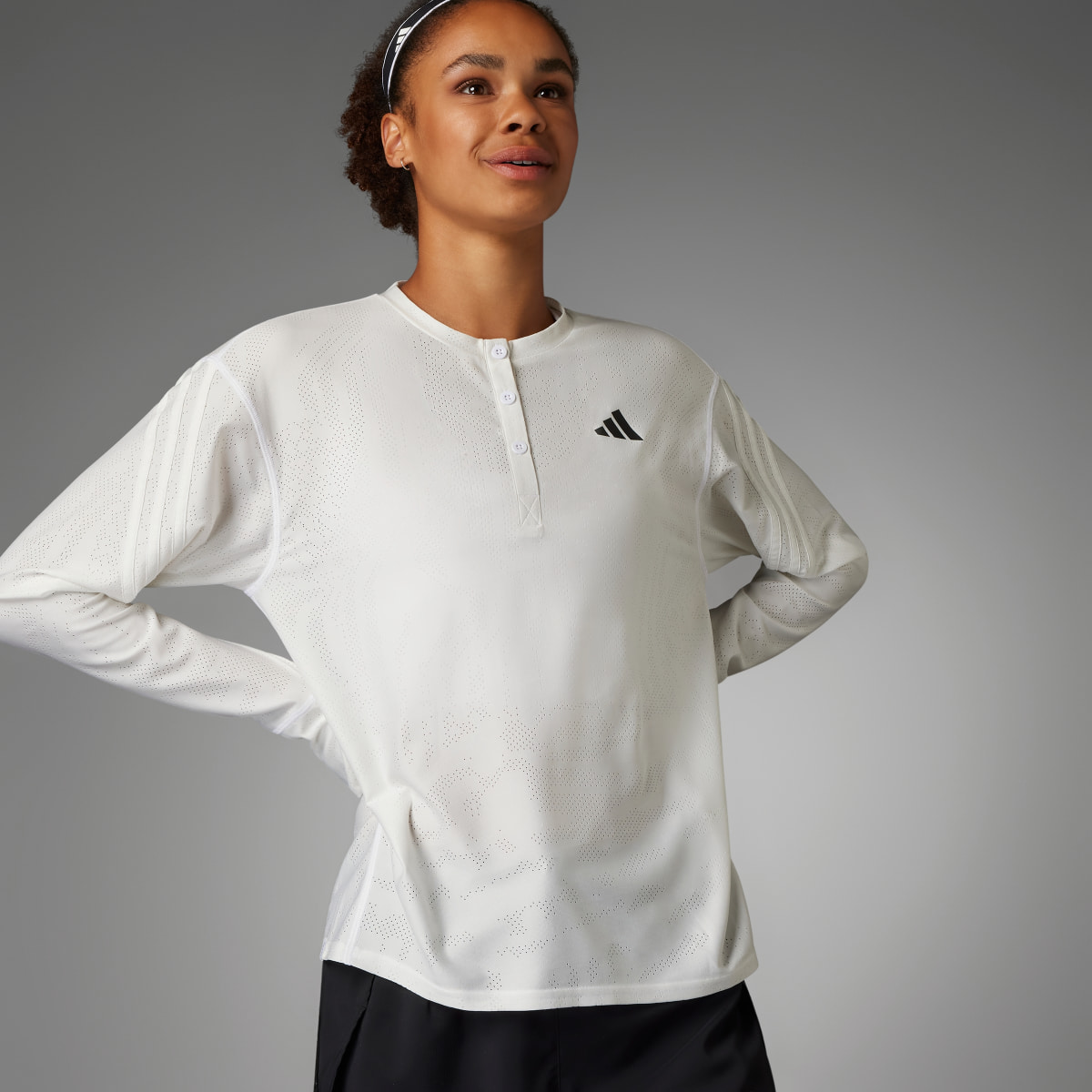 Adidas Koszulka Made to Be Remade Running Henley (Gender Neutral). 7