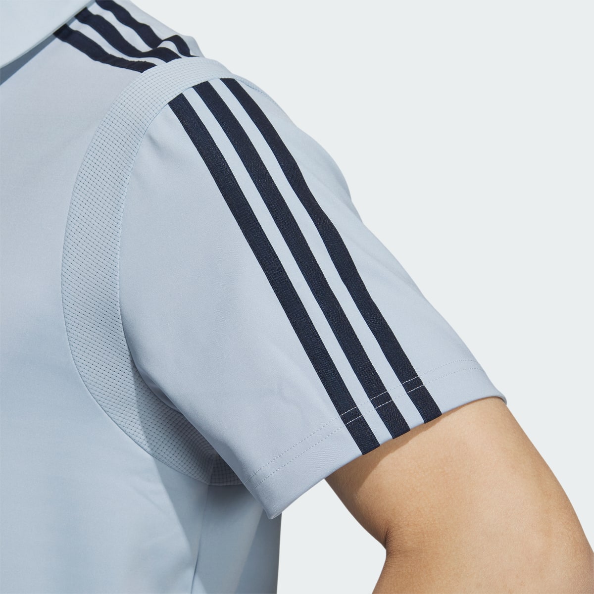 Adidas HEAT.RDY 3-Stripe Short Sleeve Polo Shirt. 6