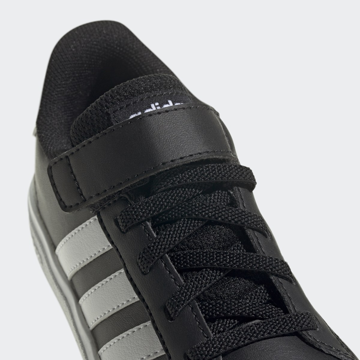 Adidas Grand Court Elastic Lace and Top Strap Shoes. 9