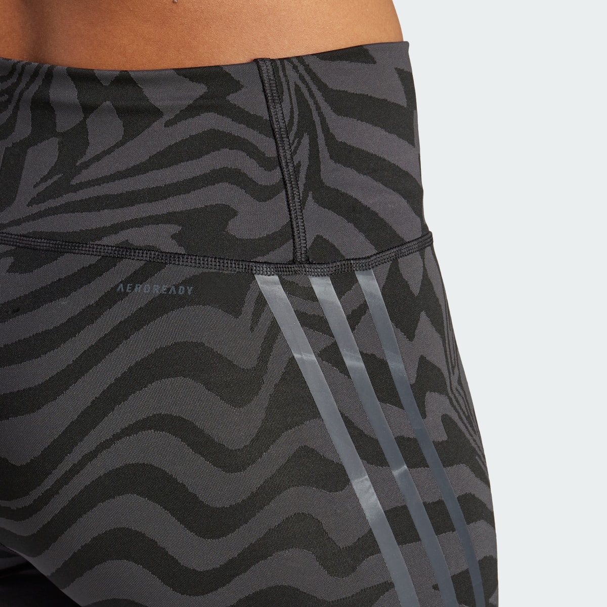 Adidas Legging en jacquard Optime TrainIcons 3-Stripes. 7