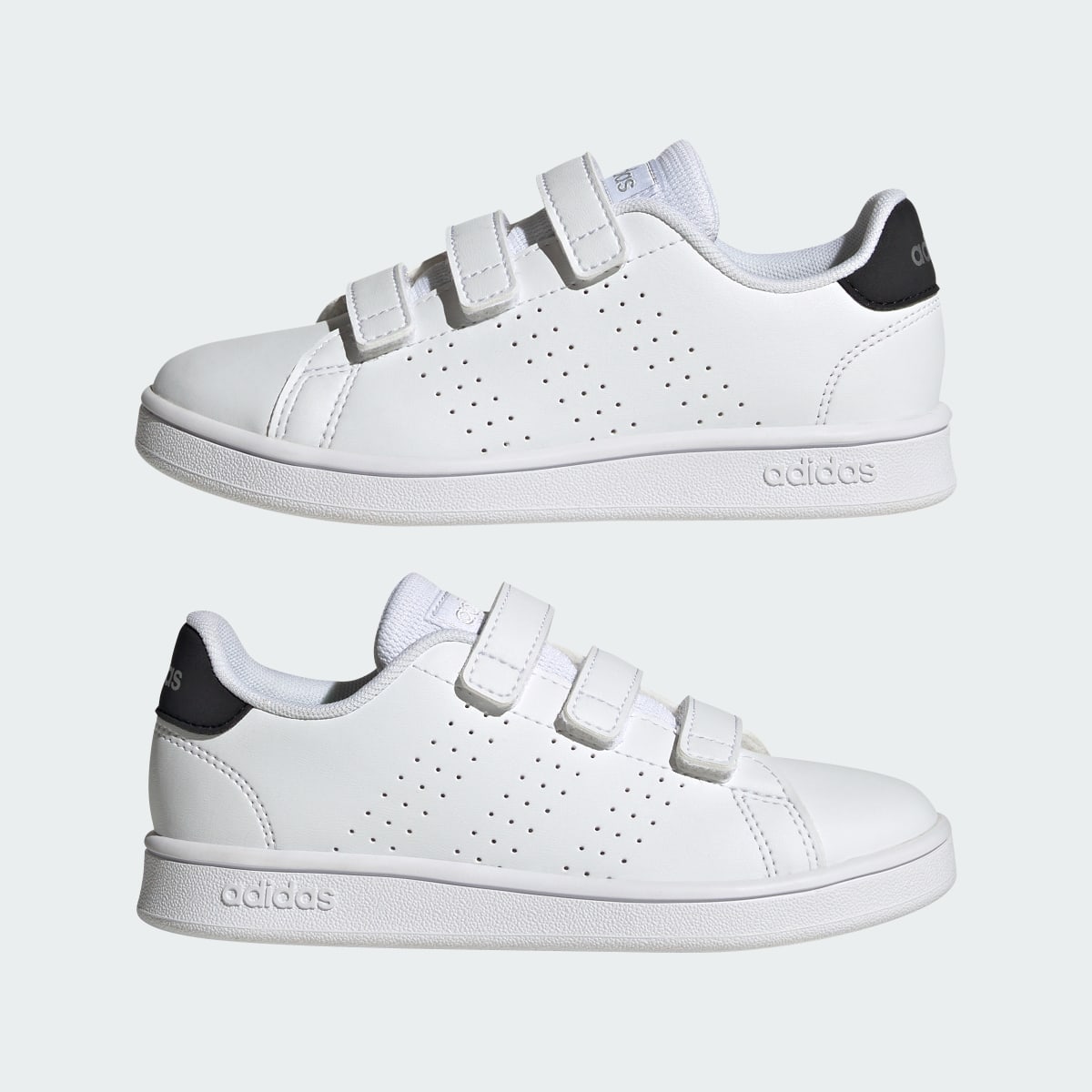 Adidas Advantage Court Lifestyle Hook-and-Loop Schuh. 8