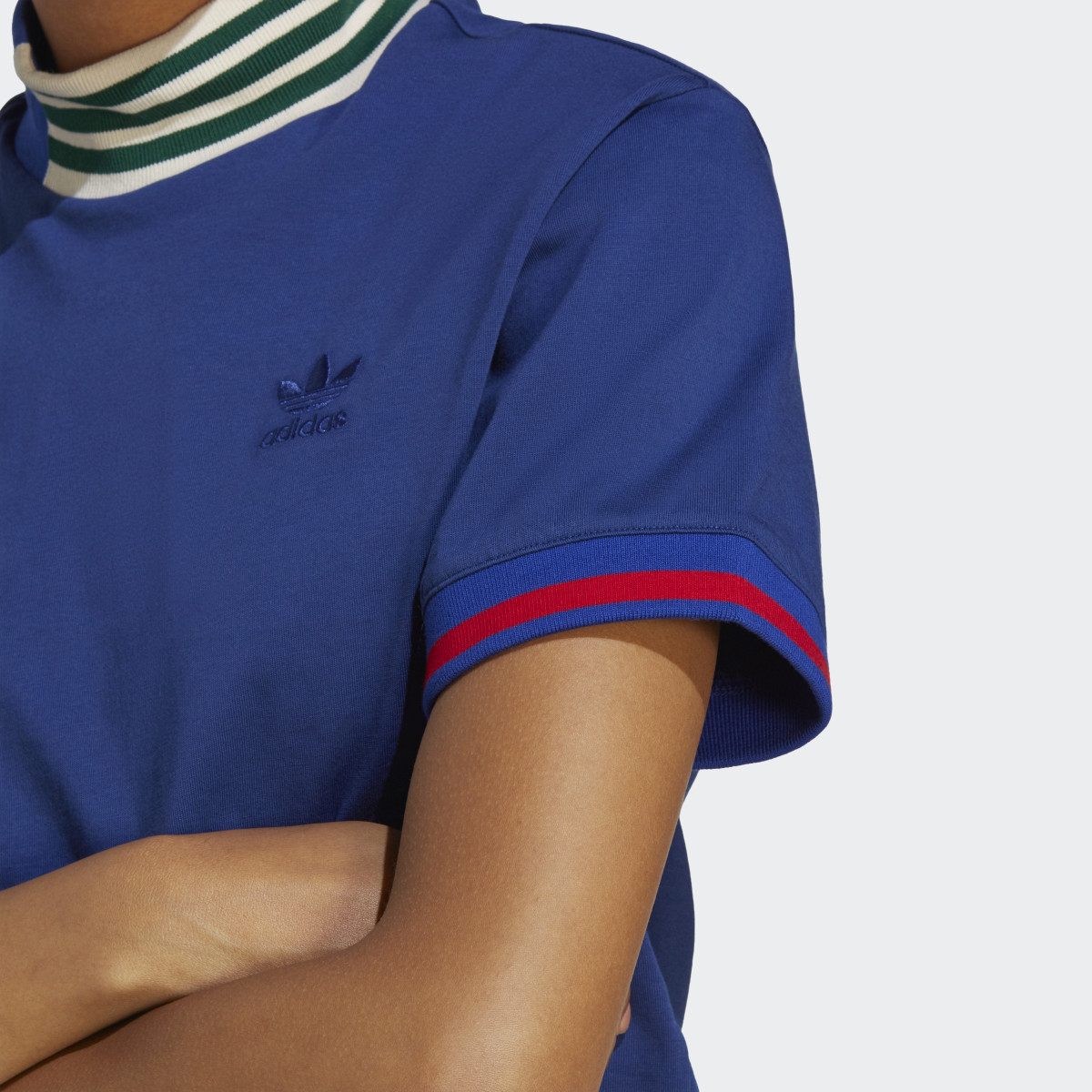 Adidas Rib Collar Crop Tee. 6