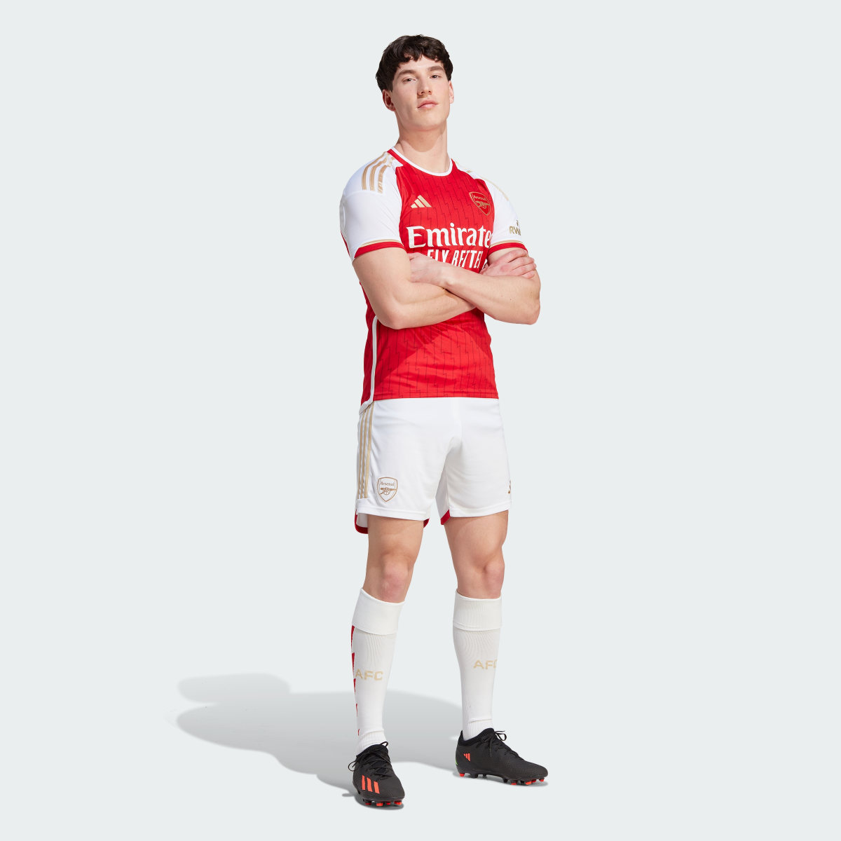 Adidas Calções Principais 23/24 do Arsenal. 5