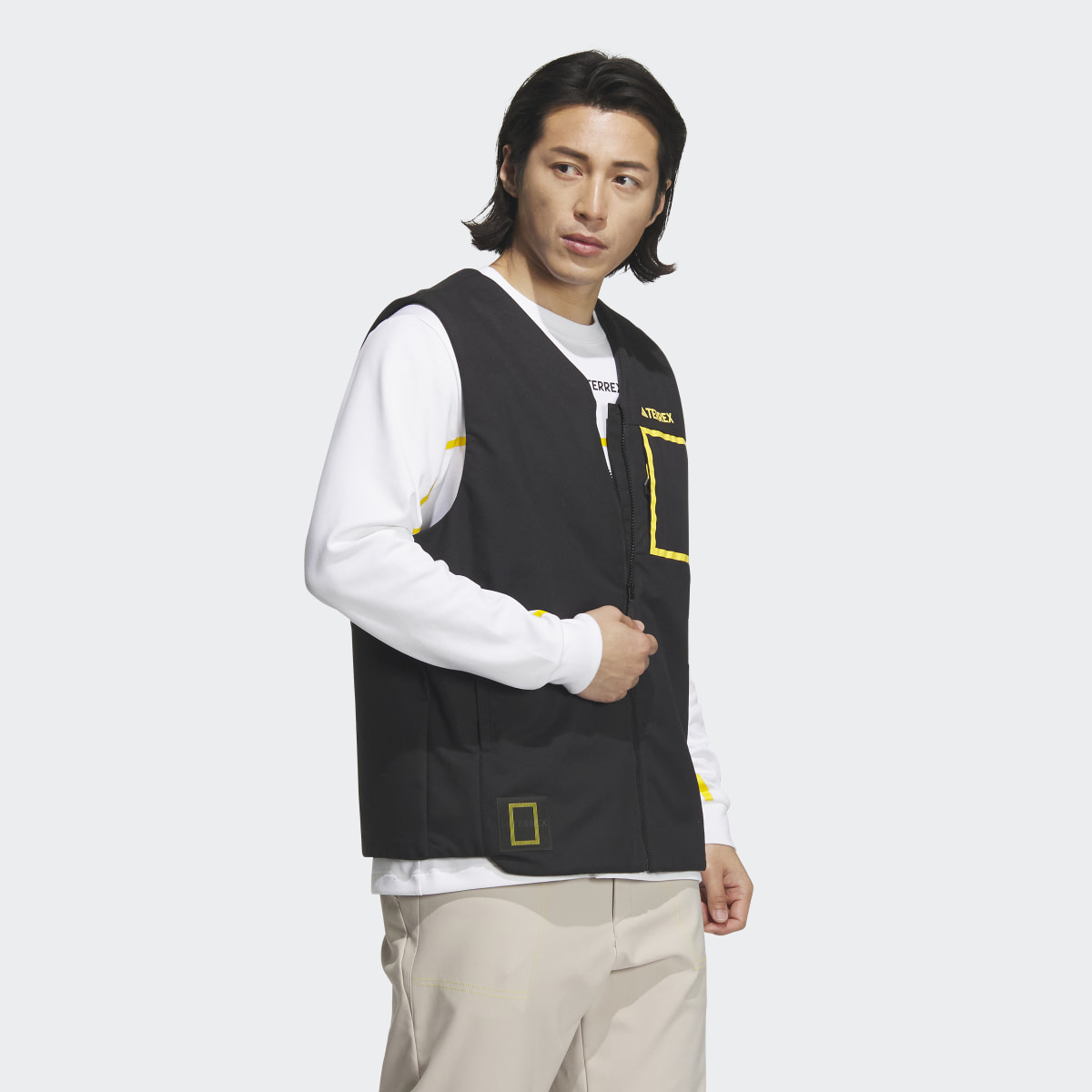 Adidas National Geographic Fleece-Lined Vest. 4
