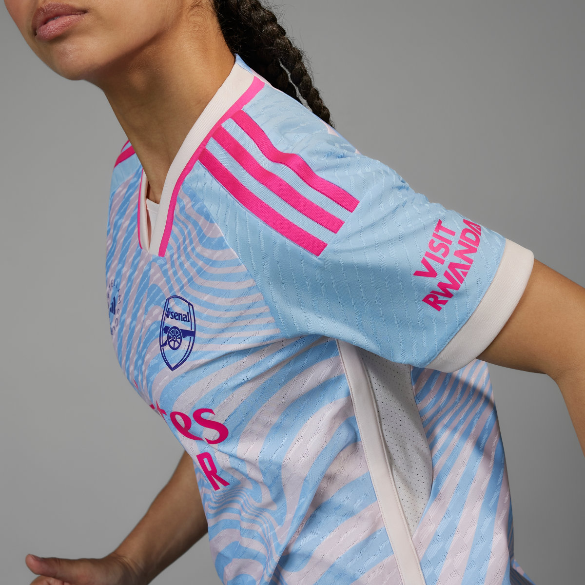 Adidas Arsenal x adidas by Stella McCartney Away Authentic Jersey. 7