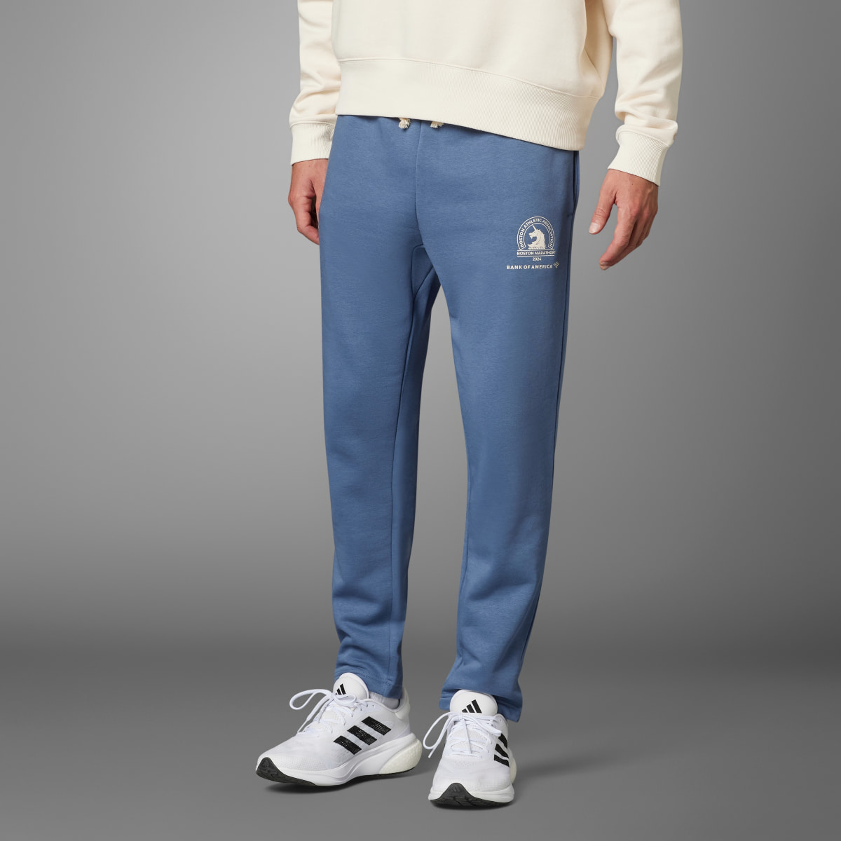 Adidas Boston Marathon 2024 Fleece Tapered Pants. 9